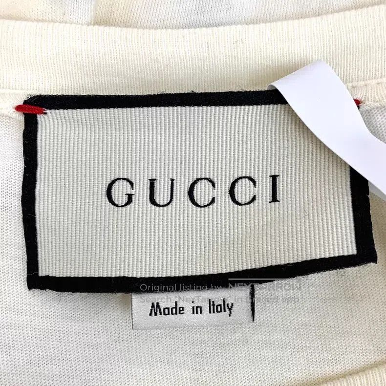 Gucci Gucci White knight letter logo letter print cotton round-n Size US S / EU 44-46 / 1 - 7 Thumbnail