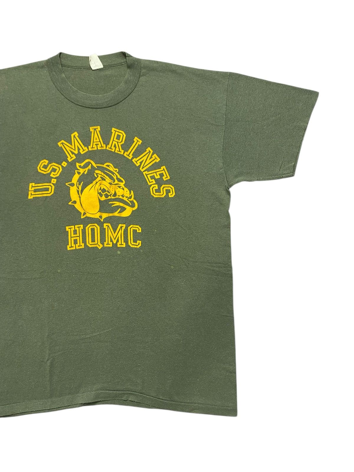 Vintage Vintage U.S. Marines HQMC Bulldog Military Olive Green Size US L / EU 52-54 / 3 - 3 Thumbnail