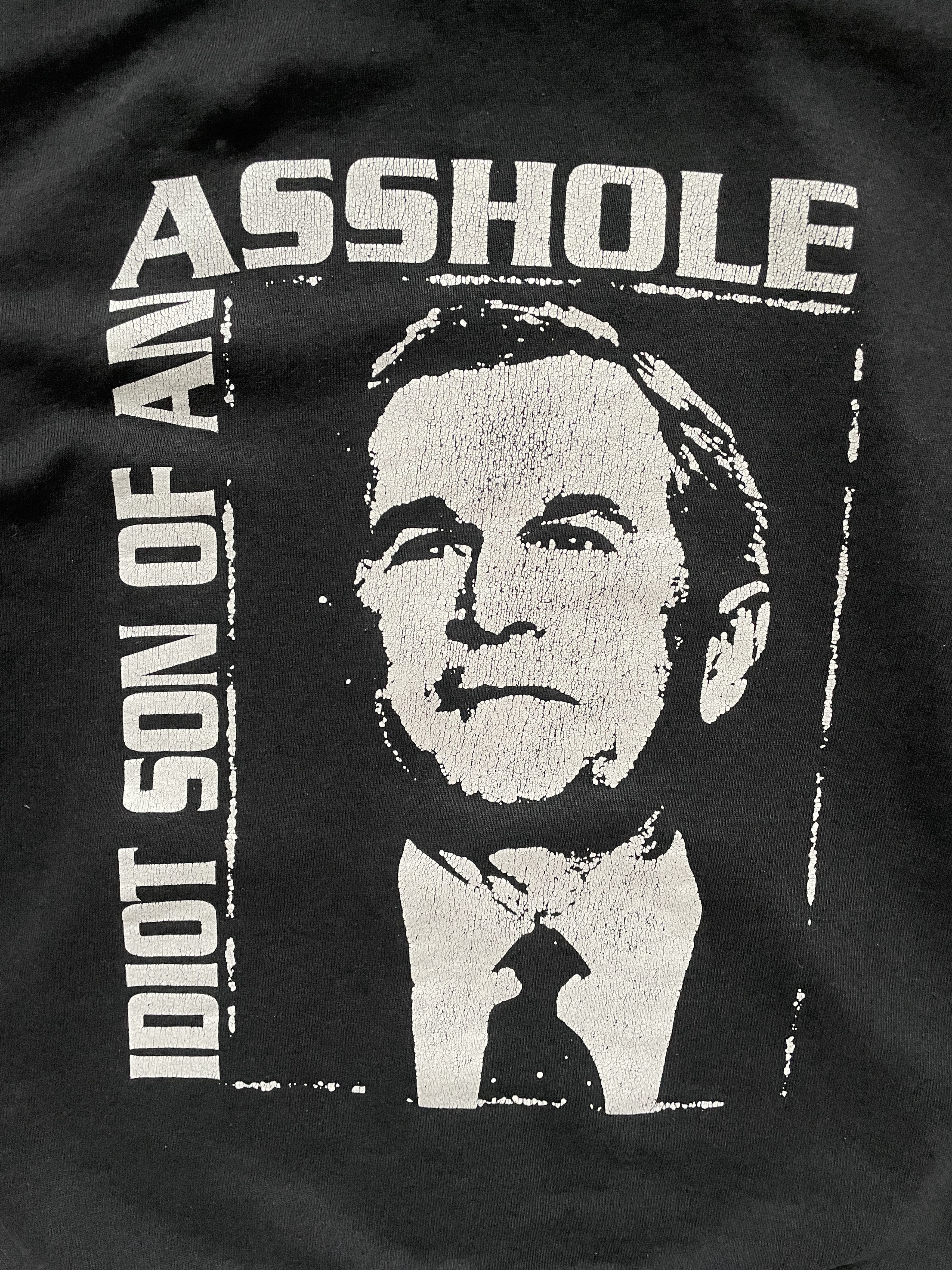 Band Tees × Vintage VINTAGE NOFX IDIOT SON OF ASSHOLE GEORGE BUSH ZIP HOODIE Size US L / EU 52-54 / 3 - 2 Thumbnail