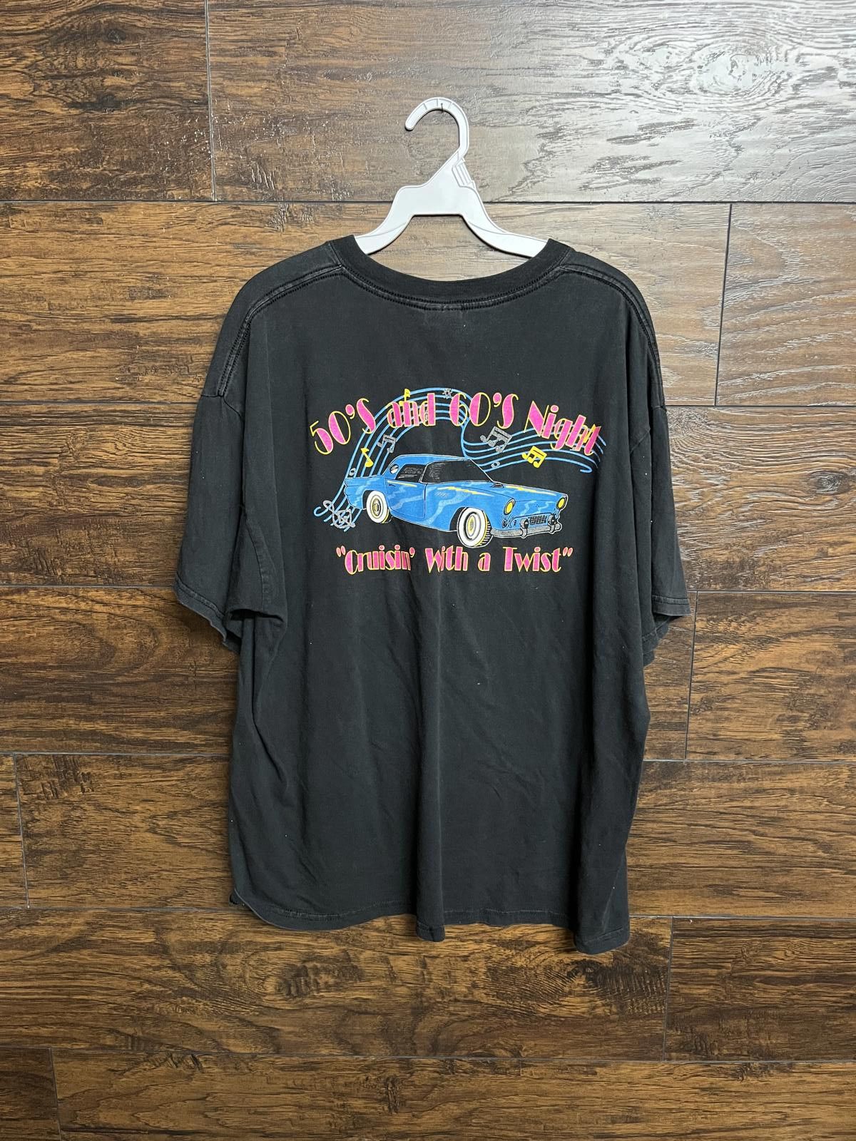 Gildan Faded Royal Caribbean Cruise T-shirt 50s & 60s Night Tee XL Size US XL / EU 56 / 4 - 1 Thumbnail