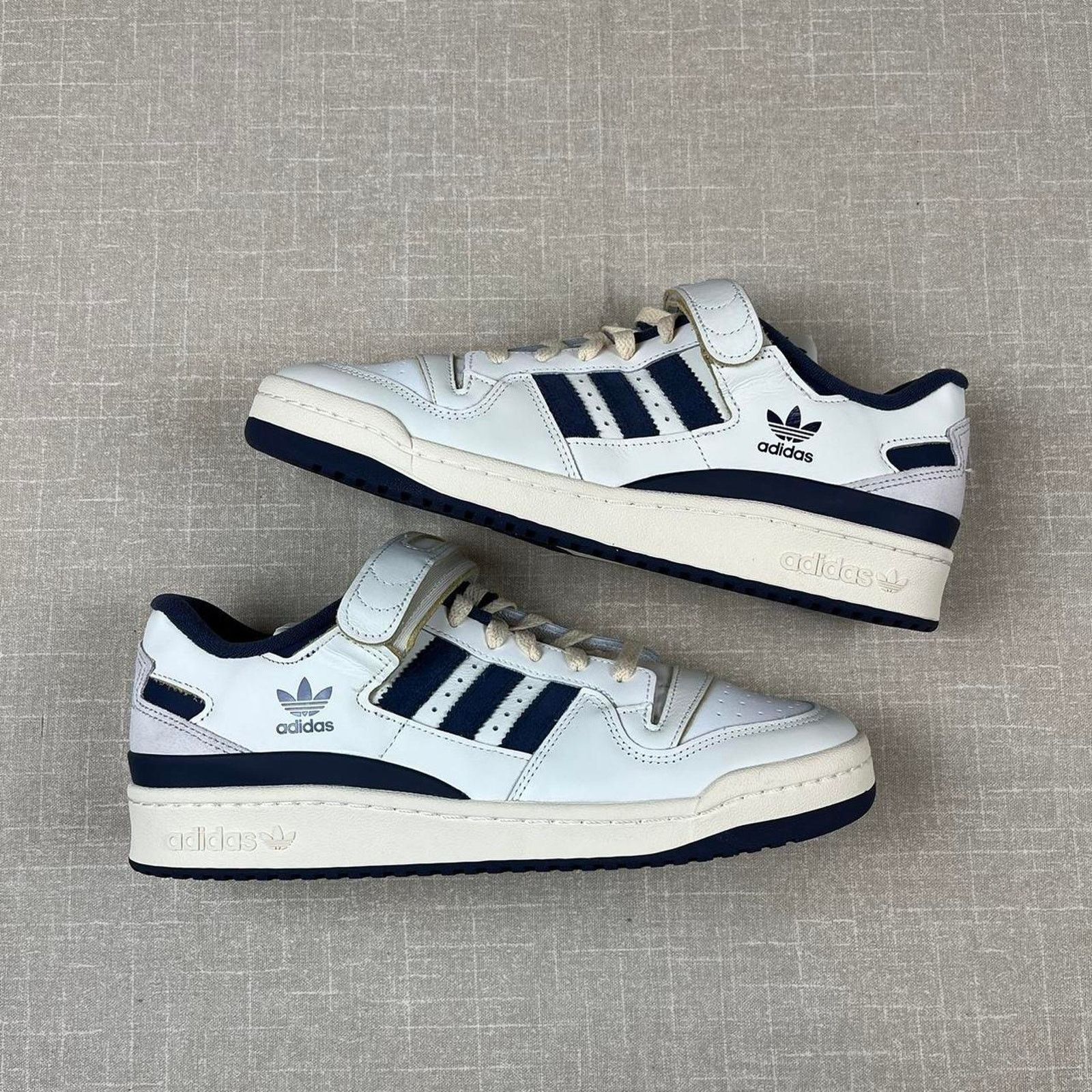 Adidas Adidas Forum 84 Low “Off White Navy" Size US 11.5 / EU 44-45 - 3 Thumbnail
