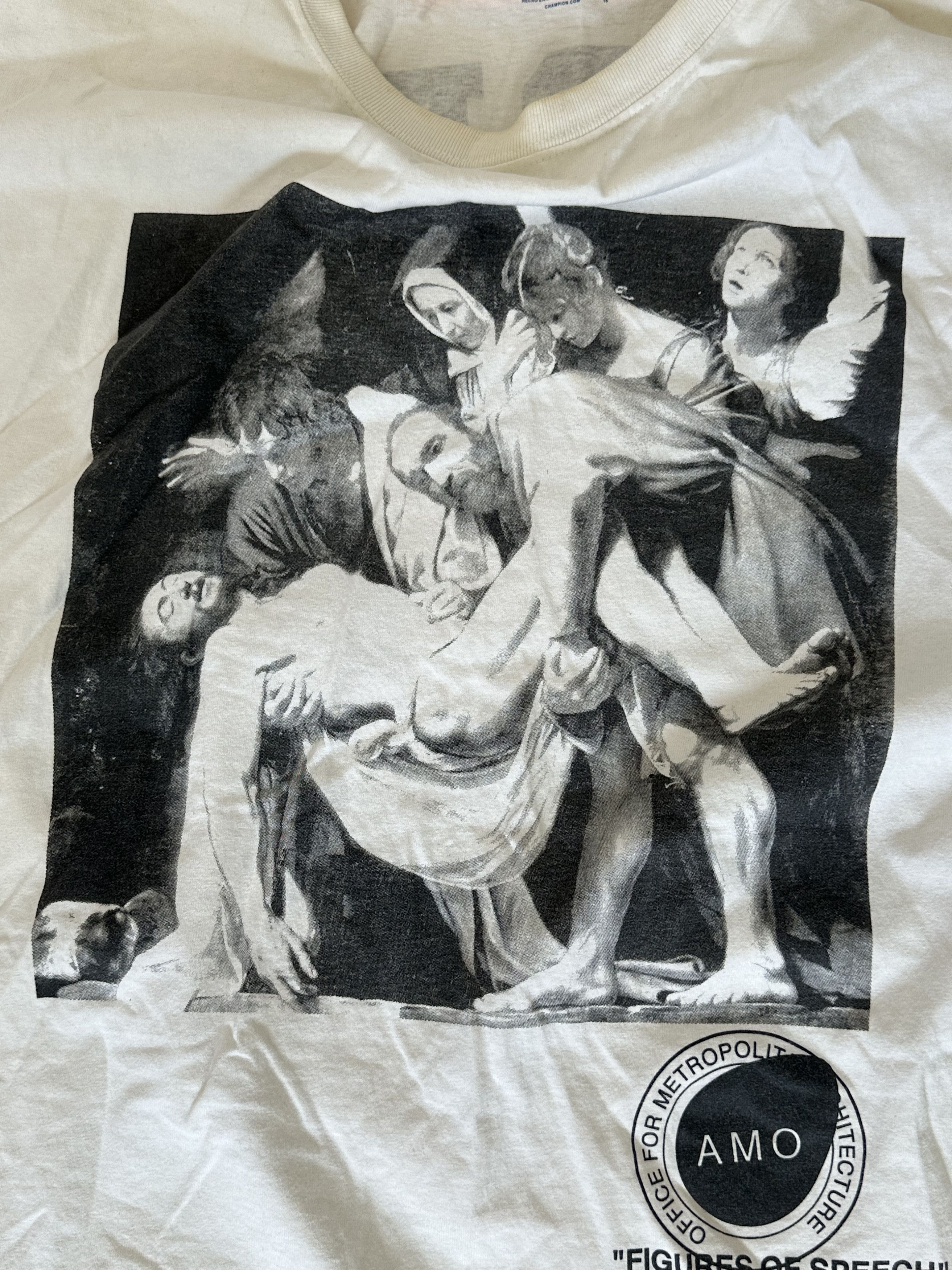 Virgil Abloh Virgil Abloh x MCA Pyrex Caravaggio Tee White XL Size US XL / EU 56 / 4 - 6 Thumbnail