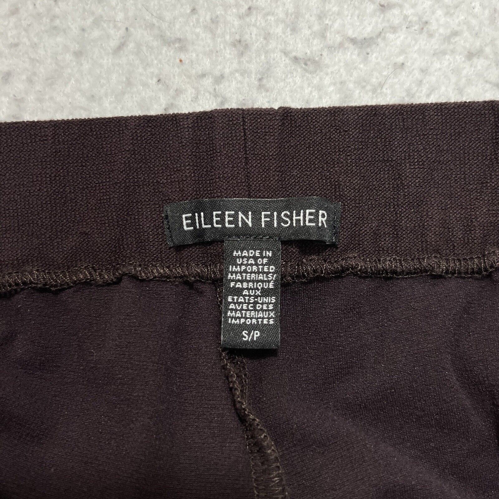 Eileen Fisher Eileen Fisher Small Dark Maroon Purple Pants Trousers Size 28" / US 6 / IT 42 - 3 Thumbnail