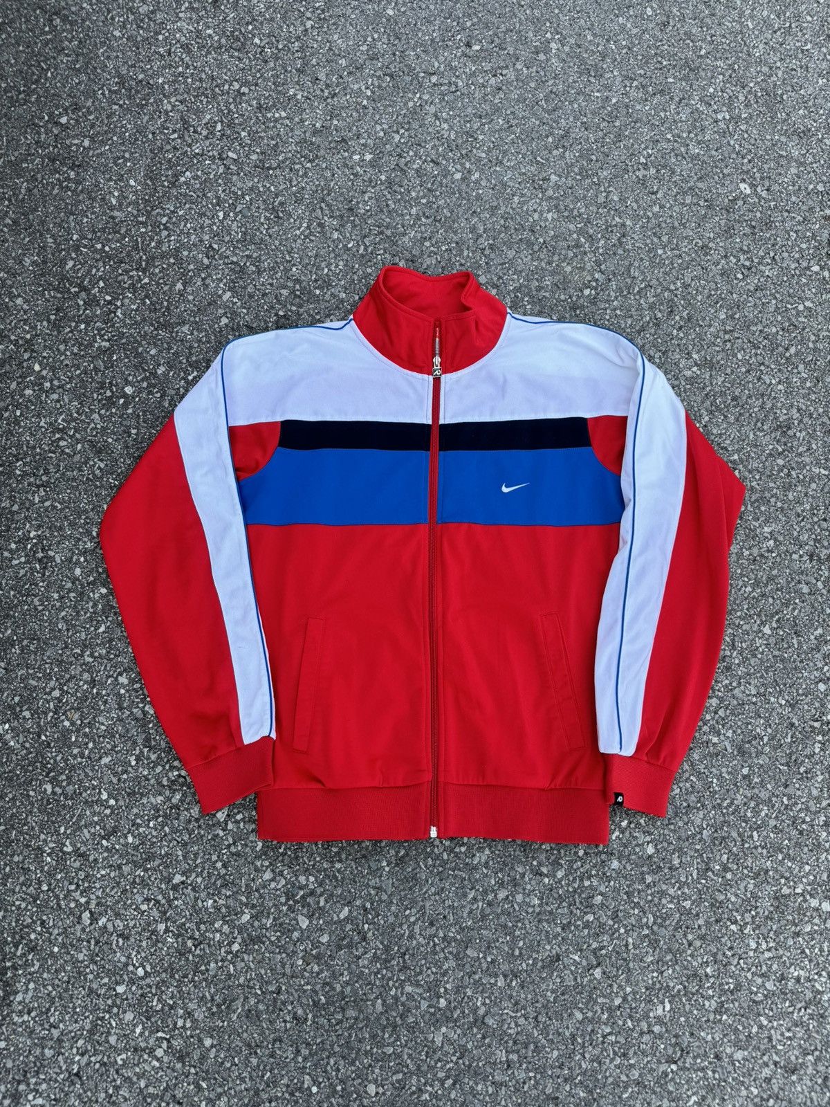 Nike × Vintage Nike zip 00s vintage swoosh crazy rap skate y2k boxy logo Size US S / EU 44-46 / 1 - 1 Thumbnail