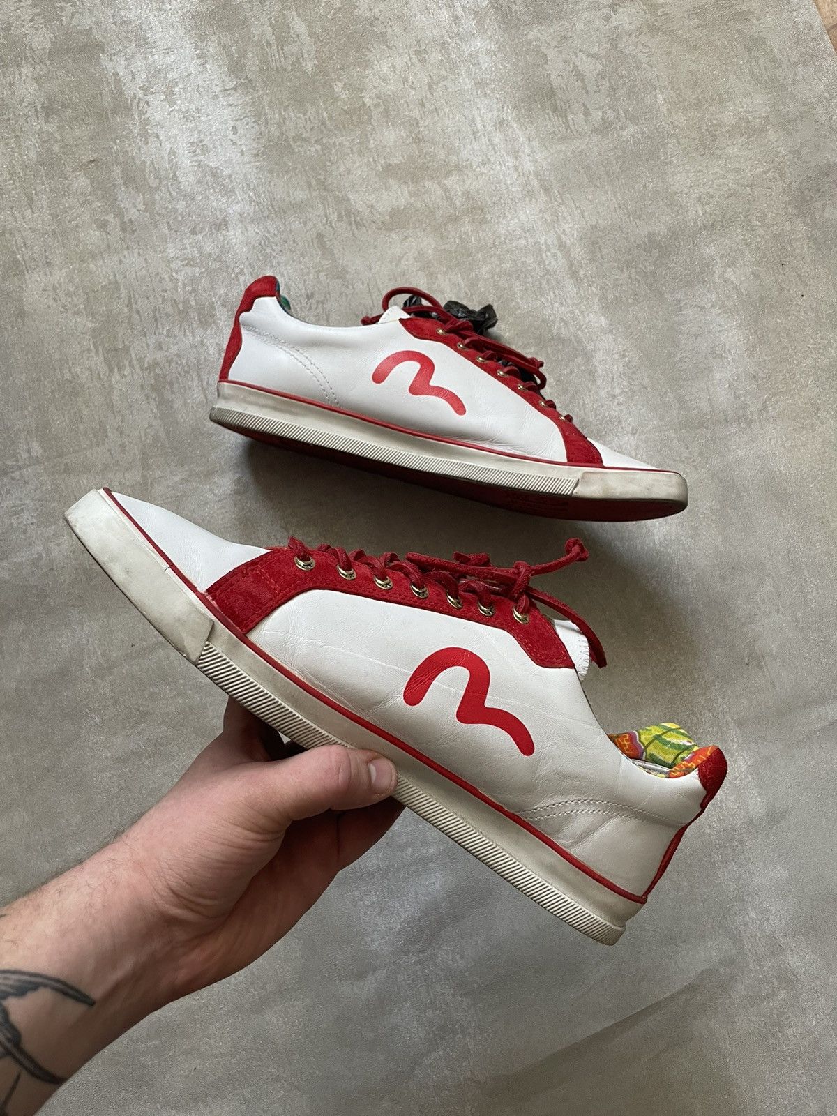 Evisu Leather Vintage Japanese Sneakers, image size:1200x1600