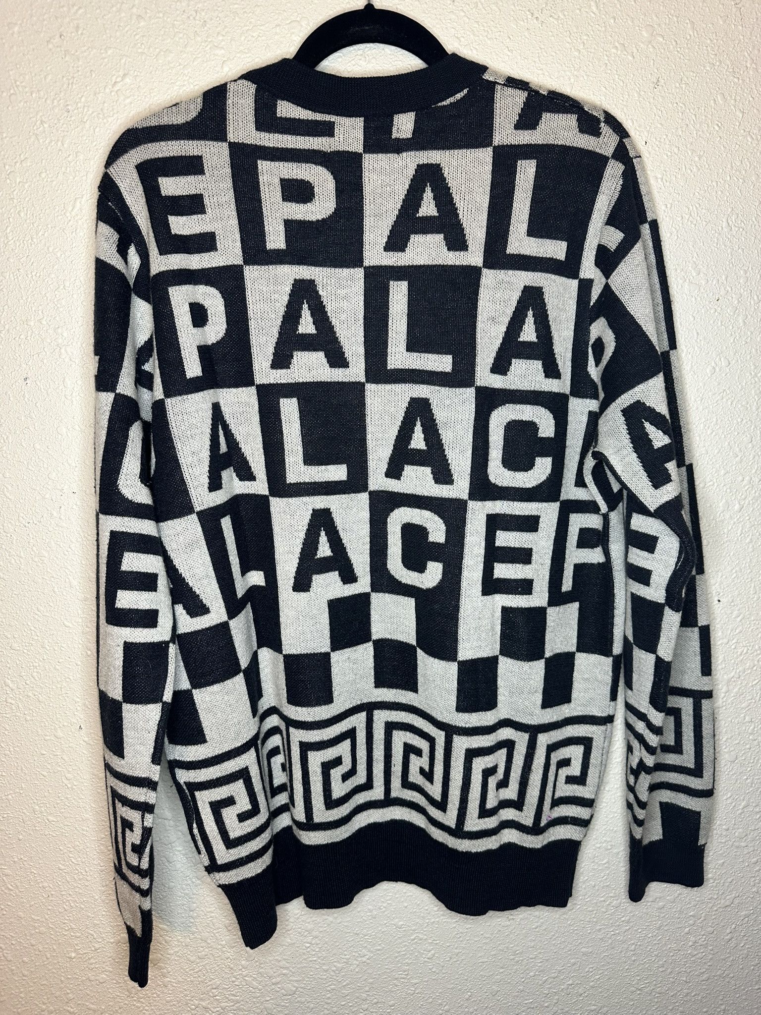 Palace Palace FW2016 Check-It Knit Black/Grey Size US XL / EU 56 / 4 - 2 Thumbnail