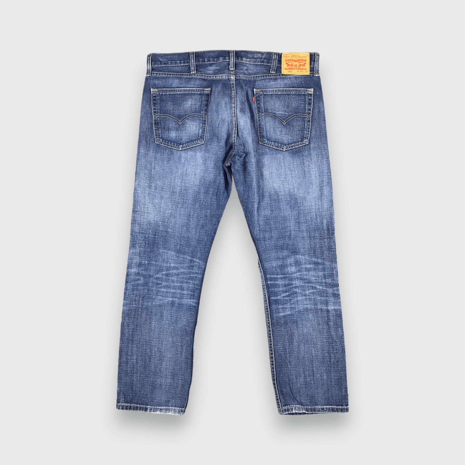 Levi's Vintage Blue Wash Levis 505 Jeans-J2072 Size US 40 / EU 56 - 2 Thumbnail