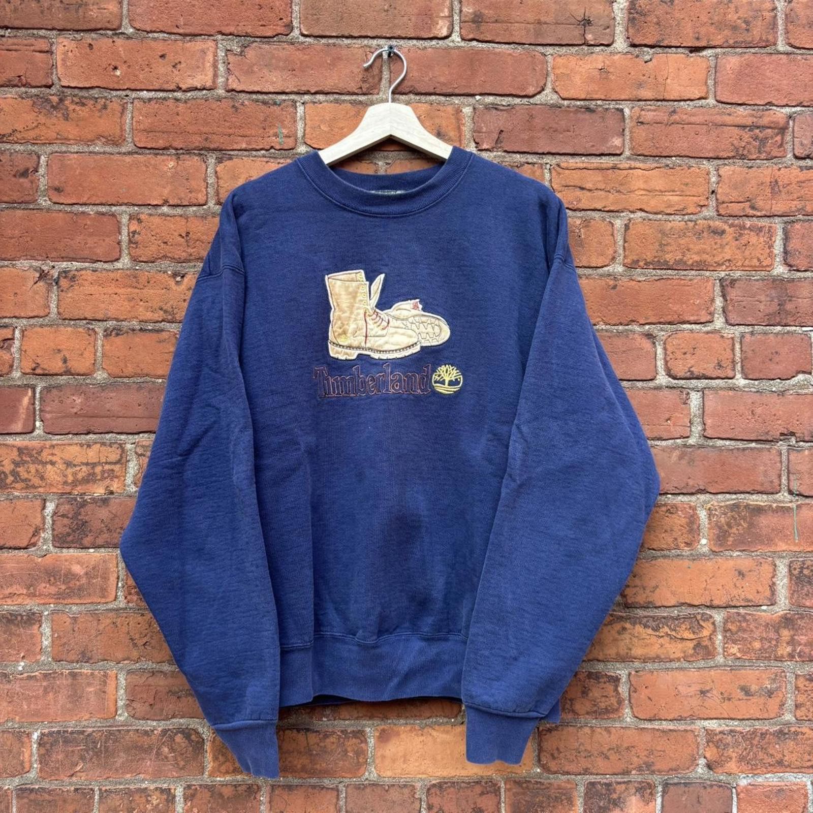 Timberland Vintage timberland boots crewneck sweatshirt 90s XL Size US XL / EU 56 / 4 - 1 Thumbnail
