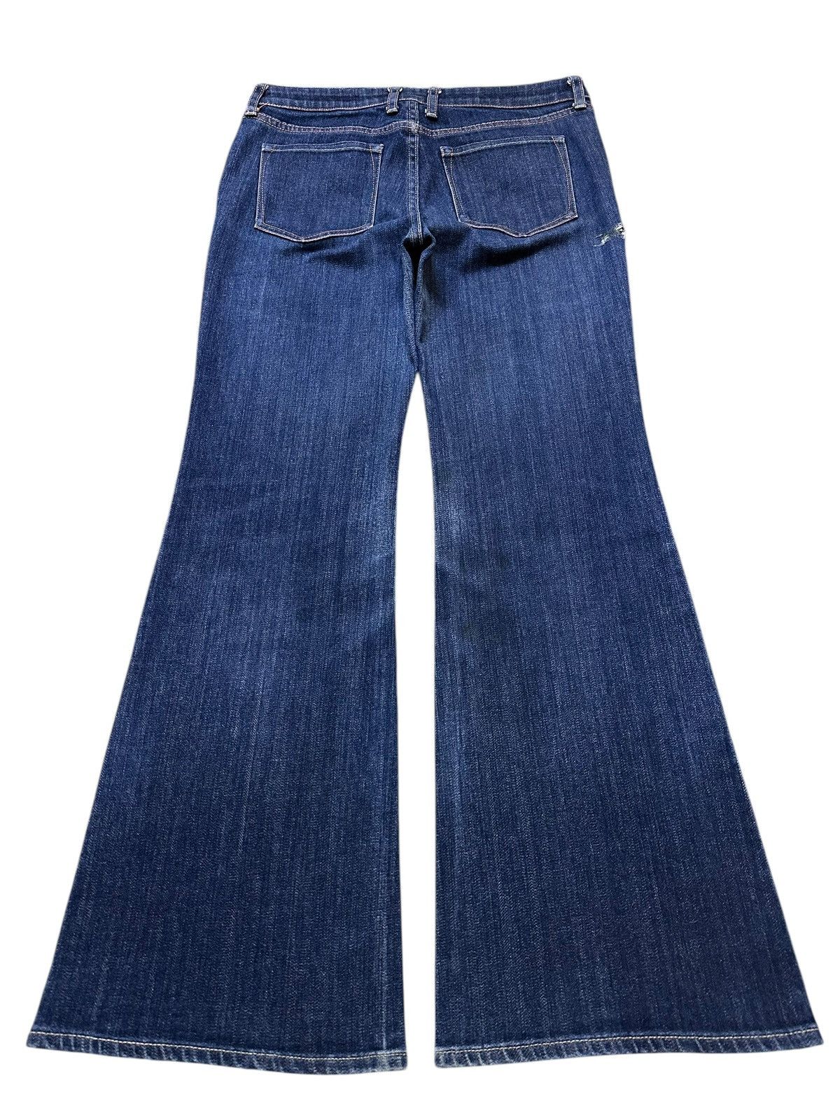 Japanese Brand Vintage Japanese Uniqlo Blue Wash Style Wide Leg Jeans Size US 30 / EU 46 - 2 Thumbnail