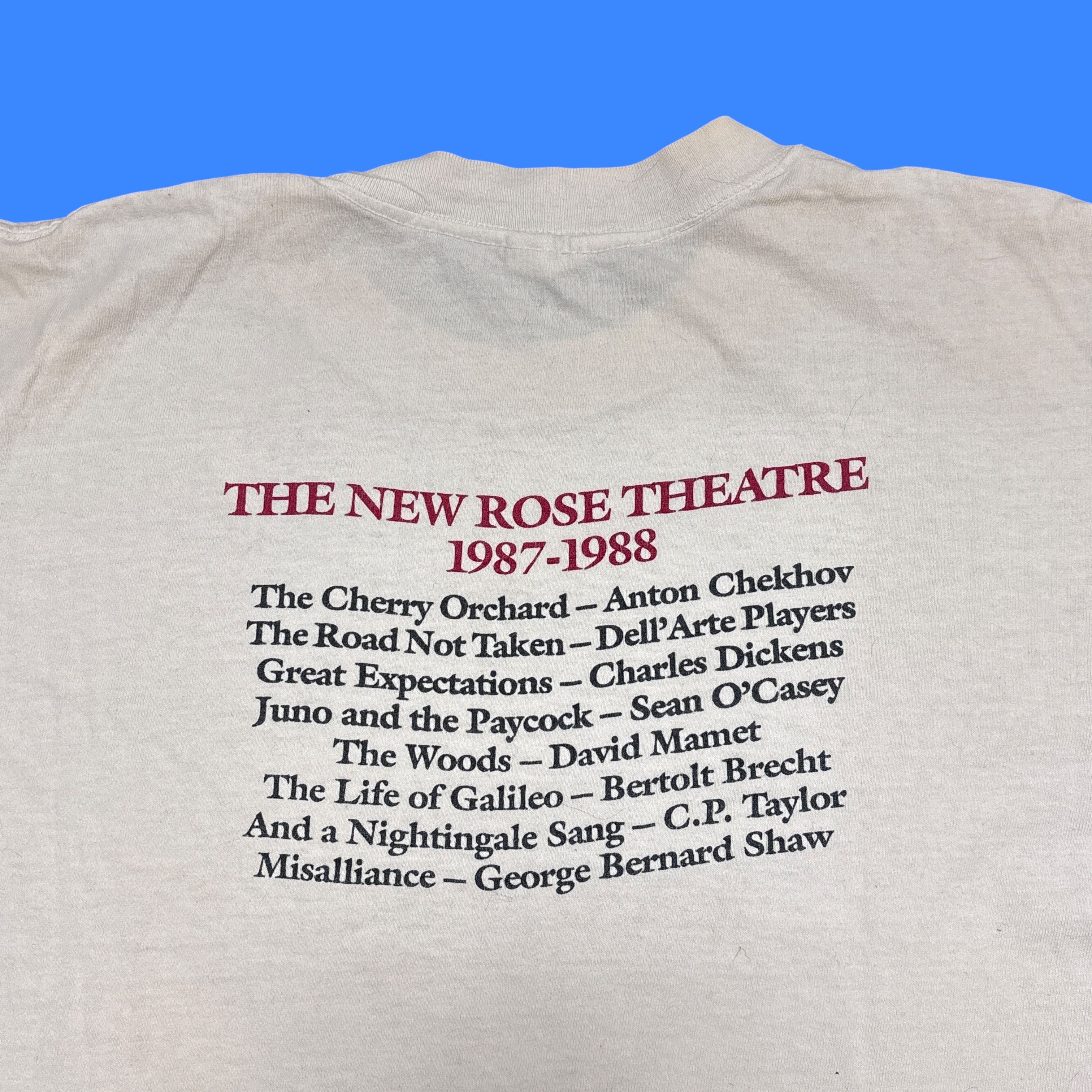 Vintage Vintage 80s T Shirt Single Stitch Bertolt Brecht Art Theatre Size US L / EU 52-54 / 3 - 18 Thumbnail