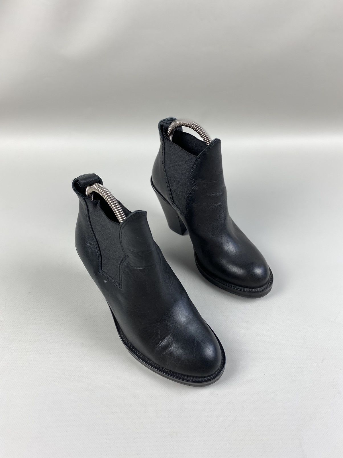 Acne Studios Acne ladies leather heeled boots size 37 Size US 7 / IT 37 - 3 Thumbnail