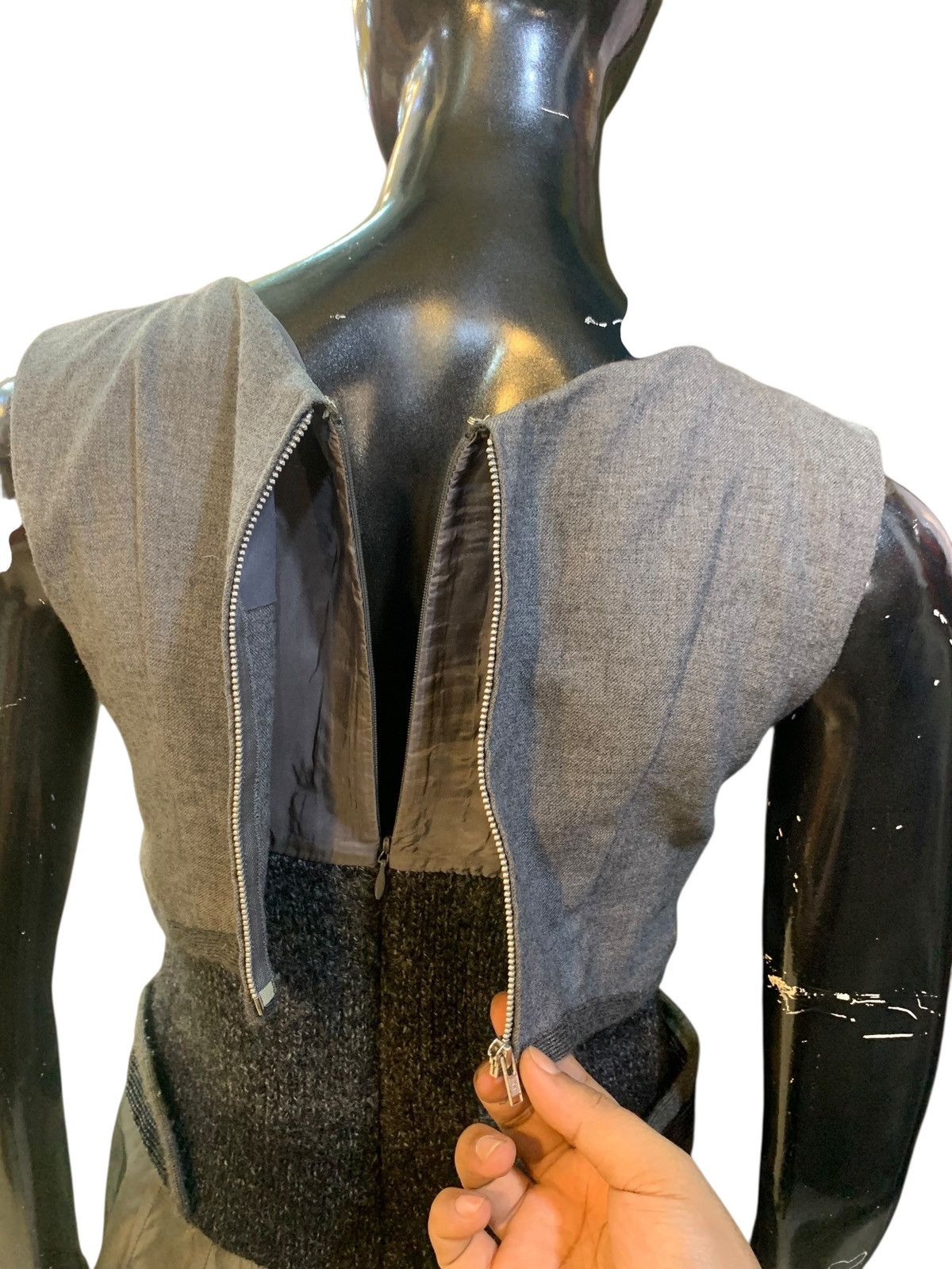 Undercover AW07 “Knit and hightech” hybrid mini dress runway Size XS / US 0-2 / IT 36-38 - 19 Thumbnail