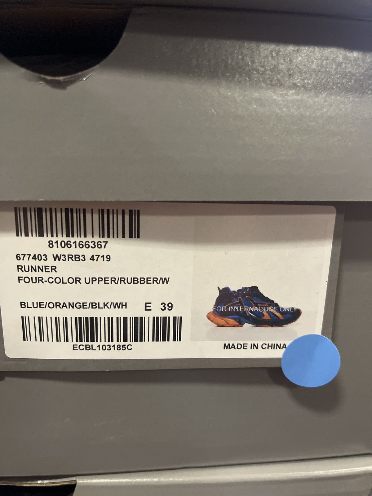 Balenciaga o1rshd Caged Mesh Runners Knicks Color Way in Multicolor Size US 6 / EU 39 - 13 Thumbnail