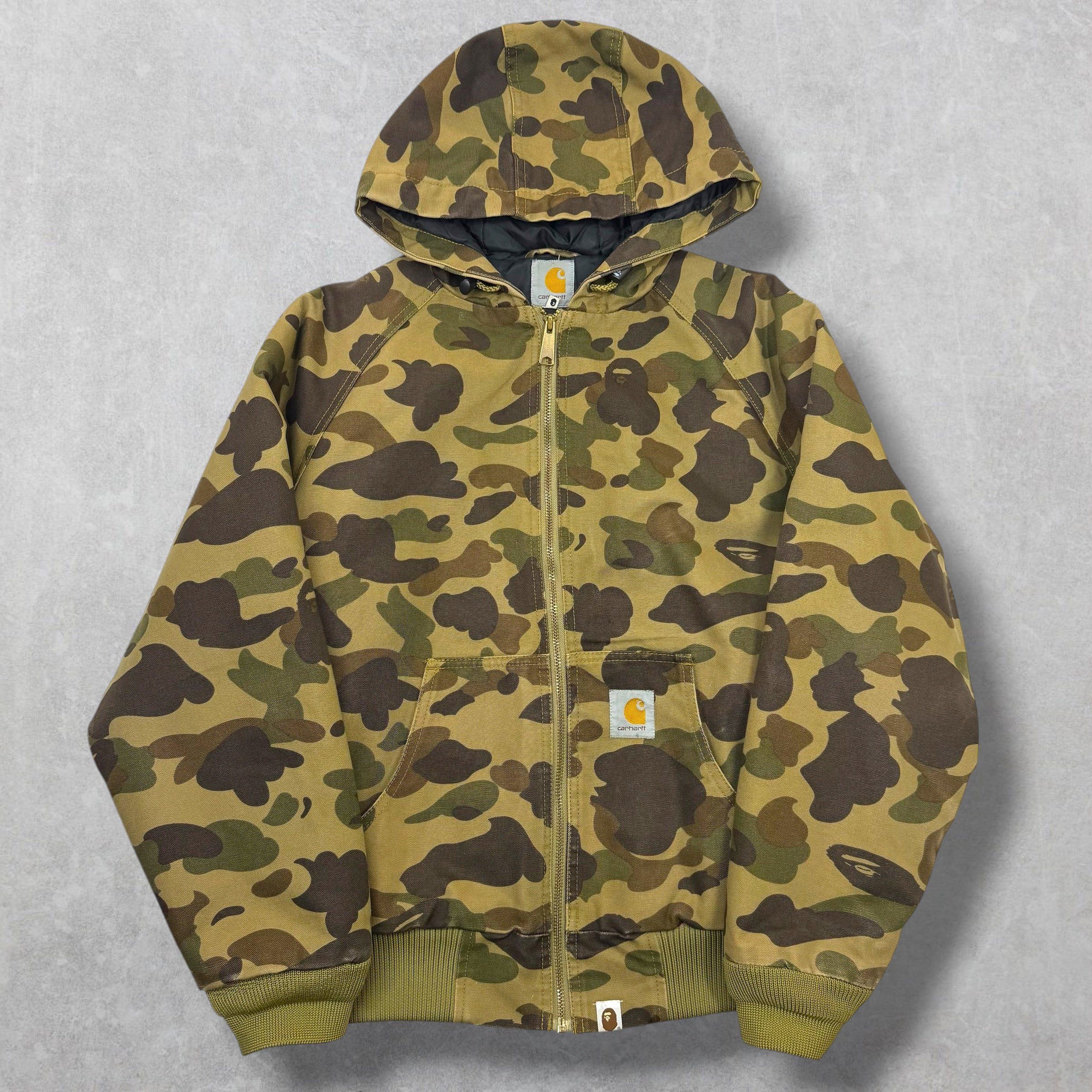 Bape Bape x Carhartt 1st Green Camo Jacket S Size US S / EU 44-46 / 1 - 1 Thumbnail