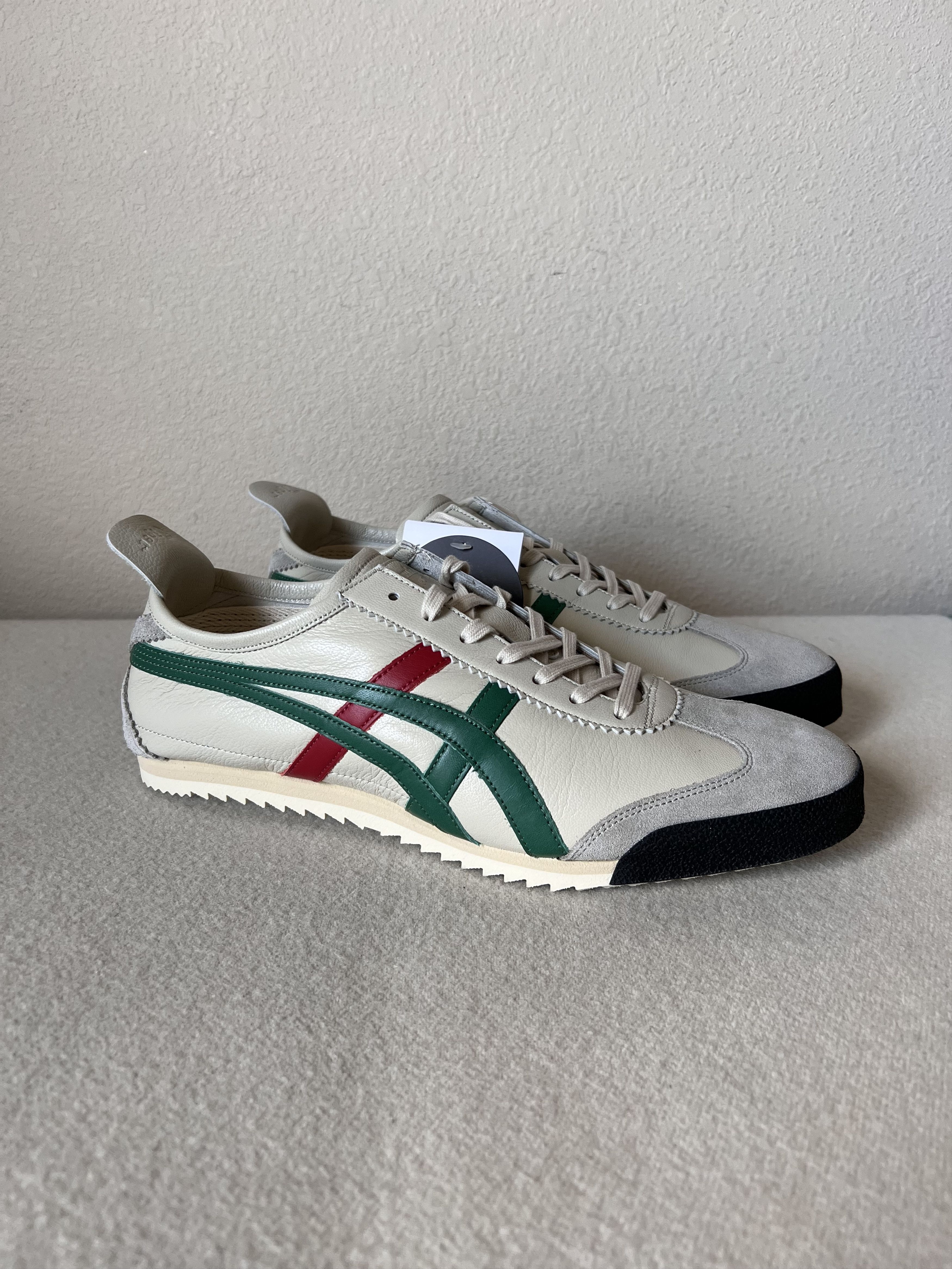 Onitsuka Tiger Asics Mexico 66 Deluxe in Cream Green