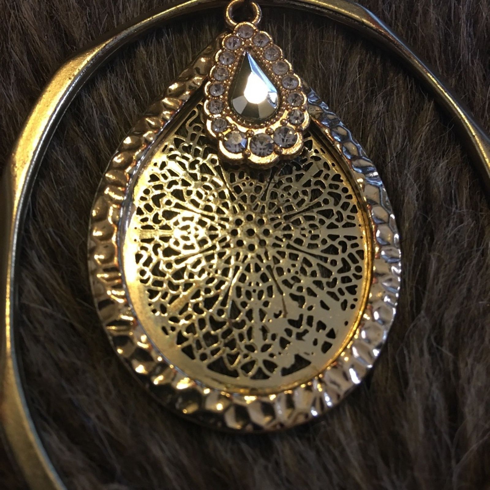 Handmade Vintage repurpose salvaged estate gem keychain Size ONE SIZE - 3 Thumbnail