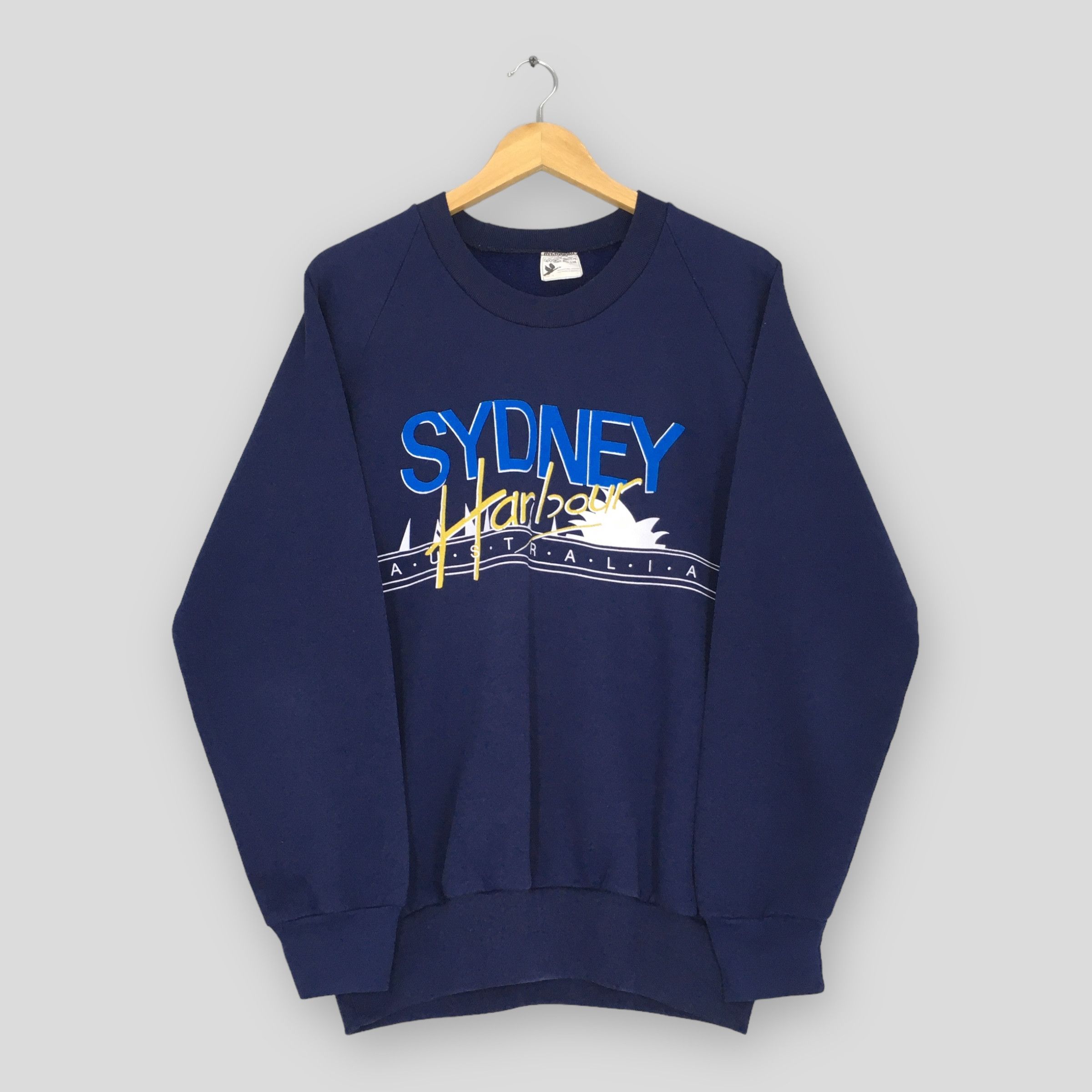 Vintage Vintage 90s Sydney Harbour Australia Blue Sweatshirt Large Size US L / EU 52-54 / 3 - 1 Thumbnail