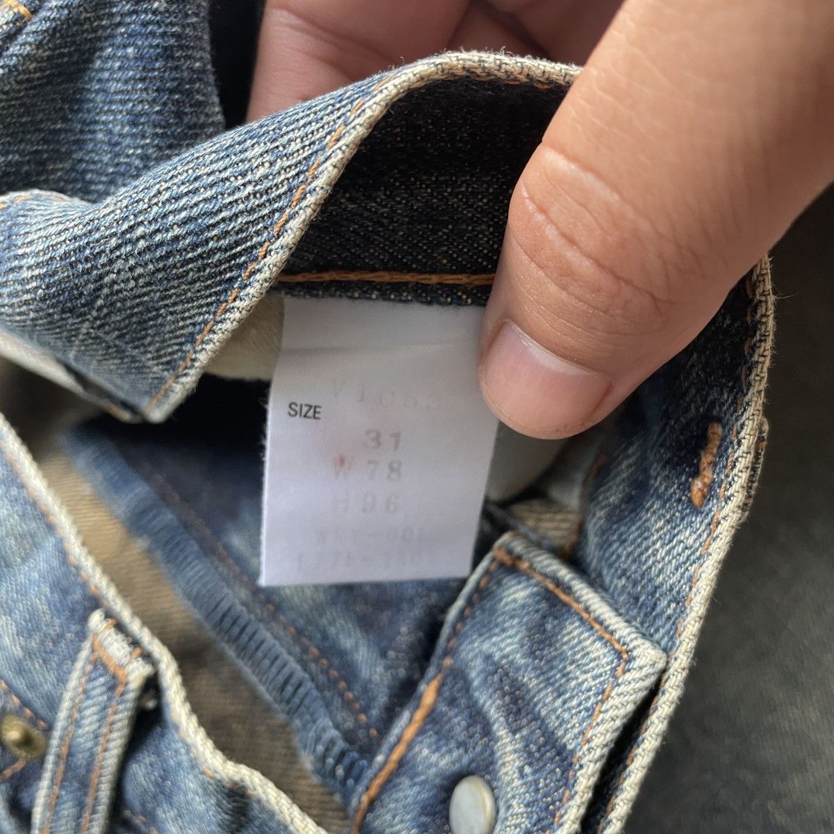 Wrangler Vintage Wrangler Mud Washed Faded Jeans Denim Pants W30 Size US 30 / EU 46 - 8 Thumbnail