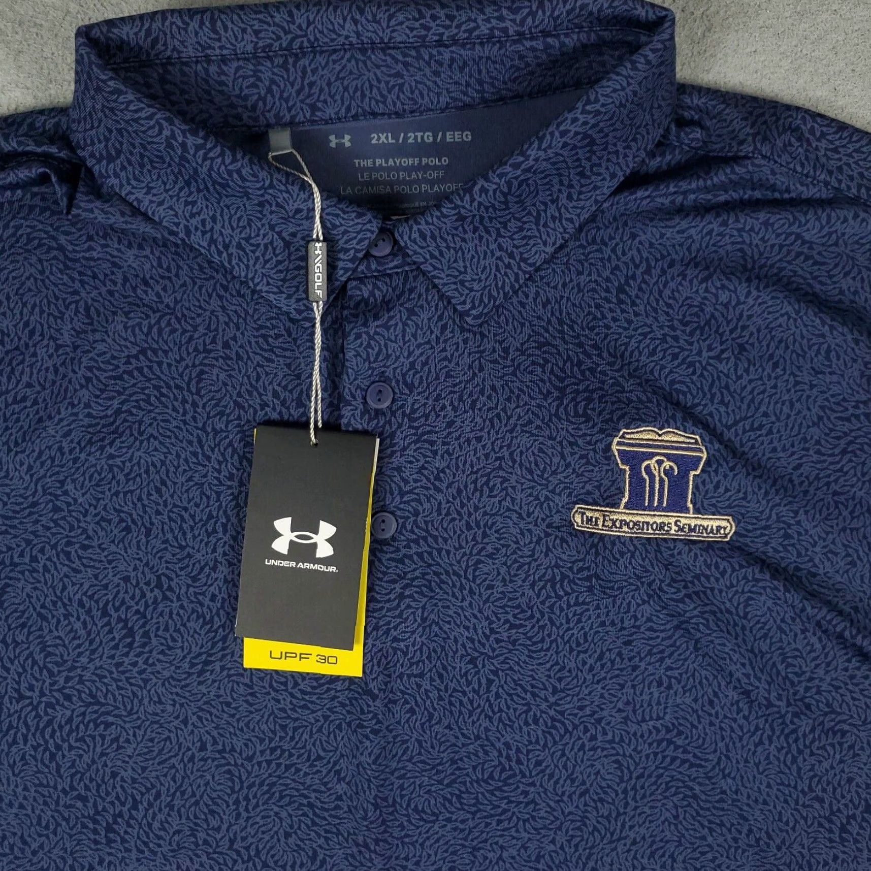 Under Armour Under Armour Polo Shirt Mens 2XL Blue Golf Casual Short Sleeve Shirt Polo Mens Blue 2XL Regular Size US XXL / EU 58 / 5 - 2 Thumbnail