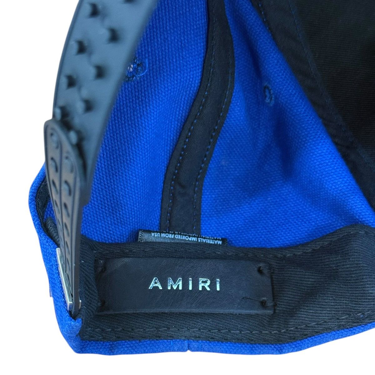Amiri Amiri Embroidered MA Trucker Baseball Hat Size ONE SIZE - 2 Thumbnail