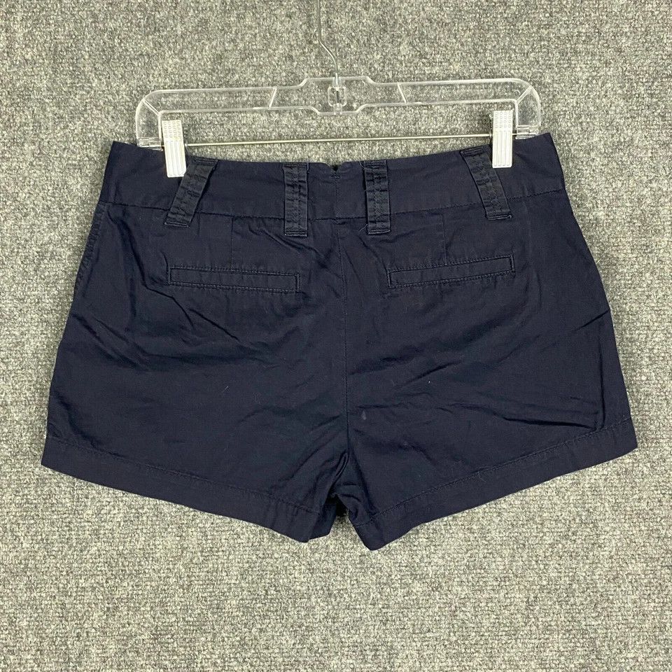 J.Crew J Crew Chino Classic Twill Shorts Women's Size 4 Blue Cotton Size 27" / US 4 / IT 40 - 6 Thumbnail