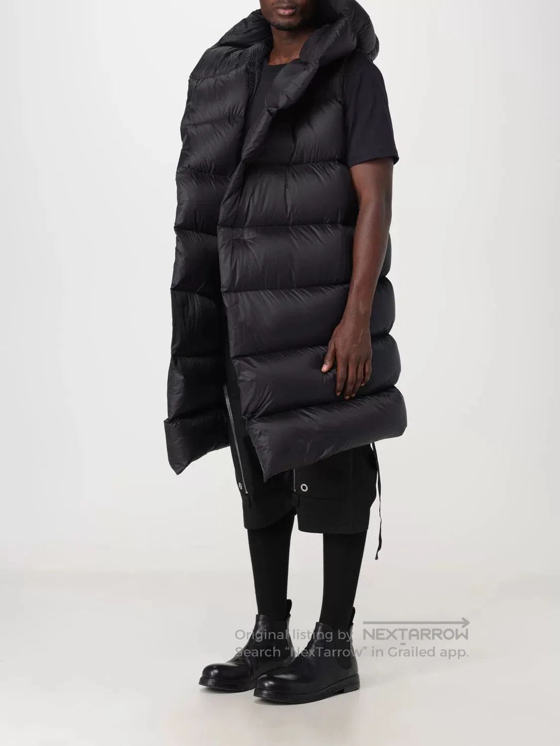 Rick Owens rick owens hooded down vest size 48. Size US M / EU 48-50 / 2 - 8 Thumbnail
