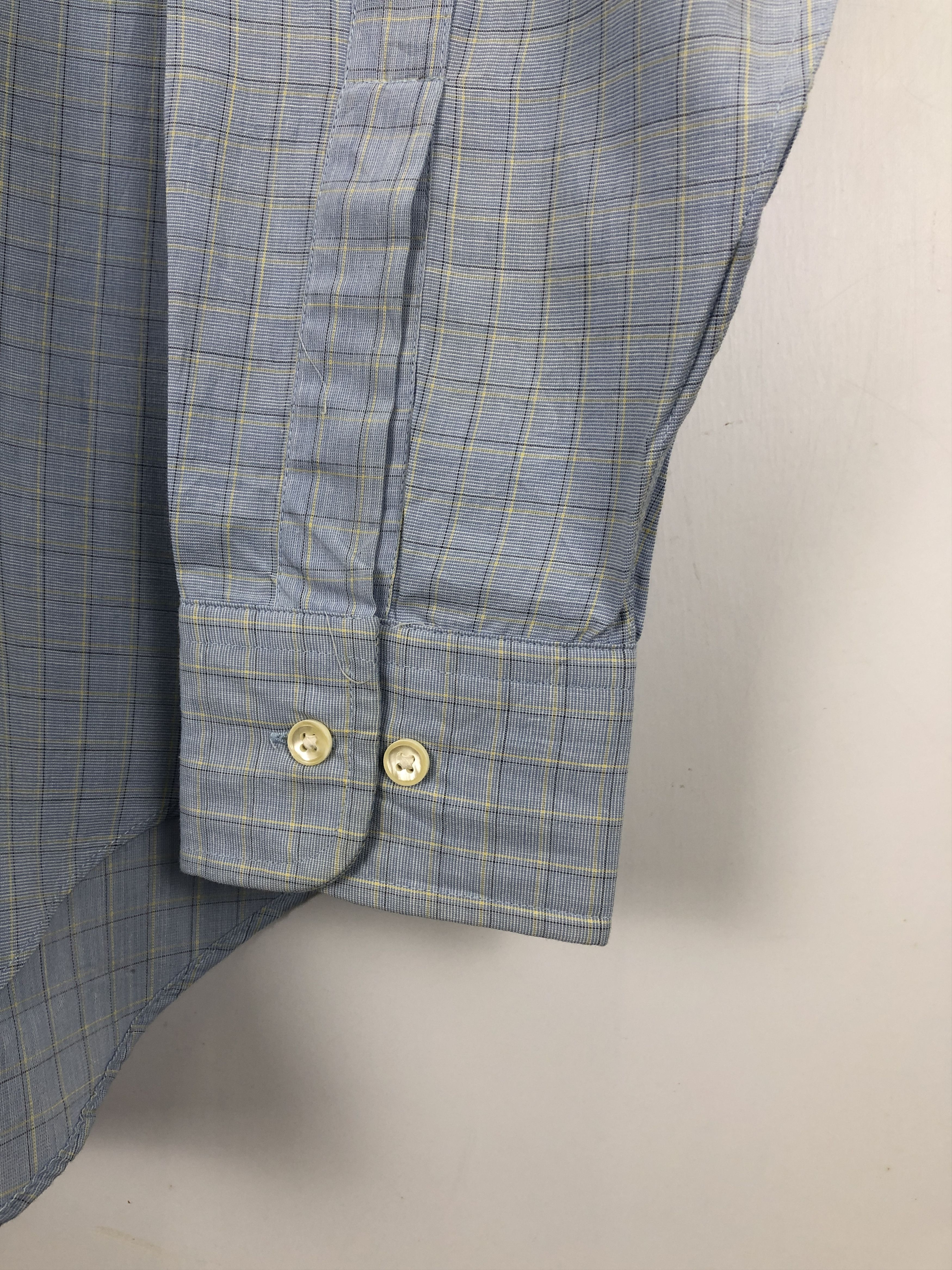 Chaps Ralph Lauren × Vintage Vintage 90s Chaps Ralph Lauren Chambray Western Shirt TA0455 Size US L / EU 52-54 / 3 - 7 Thumbnail