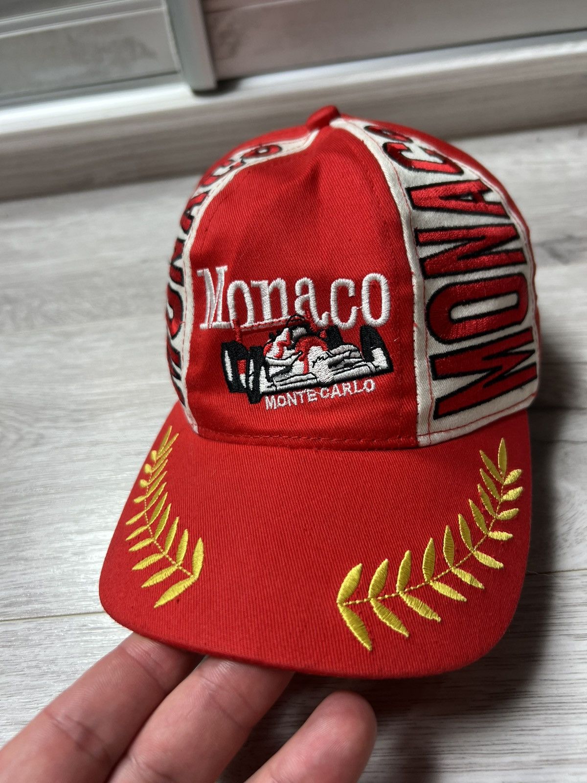Formula 1 × Vintage Vintage Monaco Montecarlo Formula 1 Motorsport Y2K Style Cap Size ONE SIZE - 4 Thumbnail