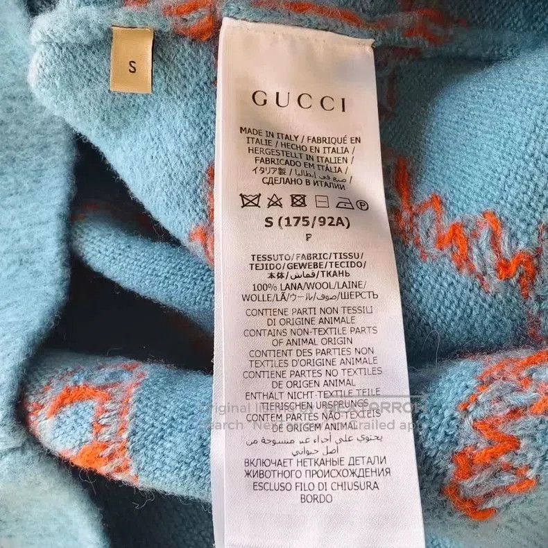 Gucci Gucci Logo Intarsia Button Knit Cardigan. Size US S / EU 44-46 / 1 - 4 Thumbnail