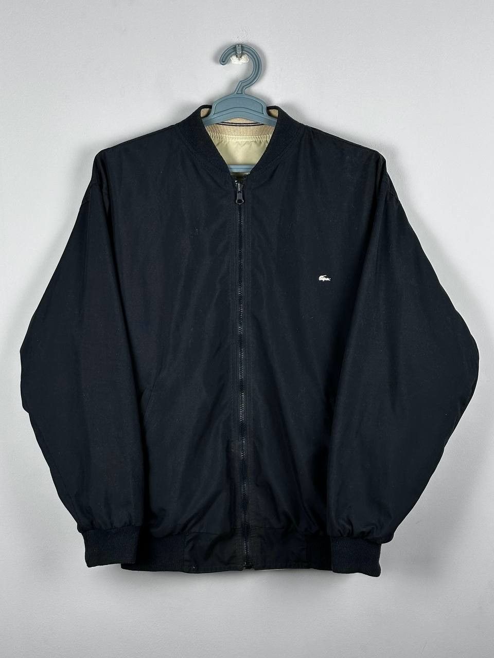 Lacoste Lacoste Vintage Reversible Bomber Jacket Size US L / EU 52-54 / 3 - 1 Thumbnail