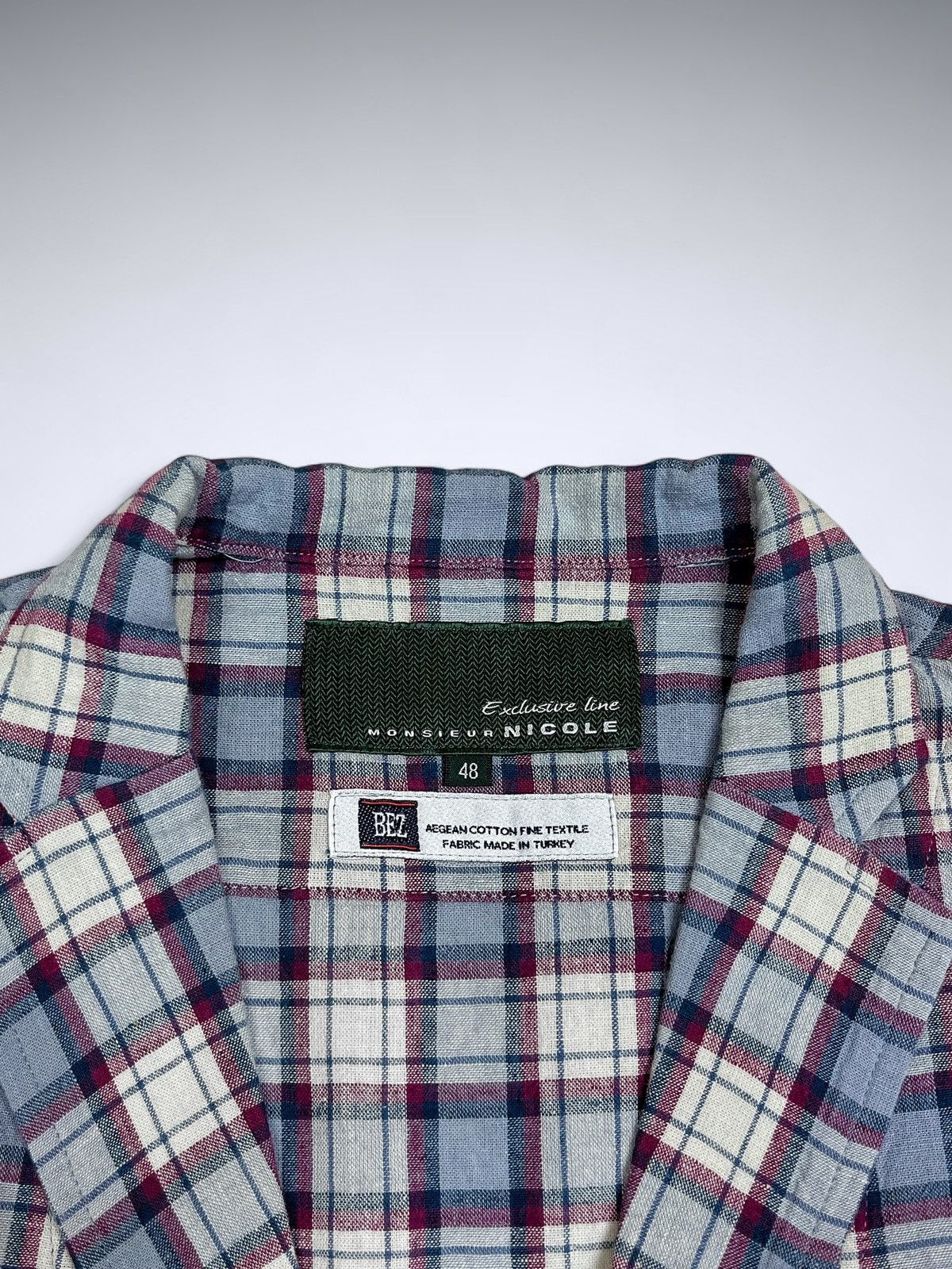 Hysteric Glamour × If Six Was Nine × Le Grande Bleu (L.G.B.) Monsieur Nicole Multipocket Semi Blazer Plaid Flannel Size M / US 6-8 / IT 42-44 - 9 Thumbnail