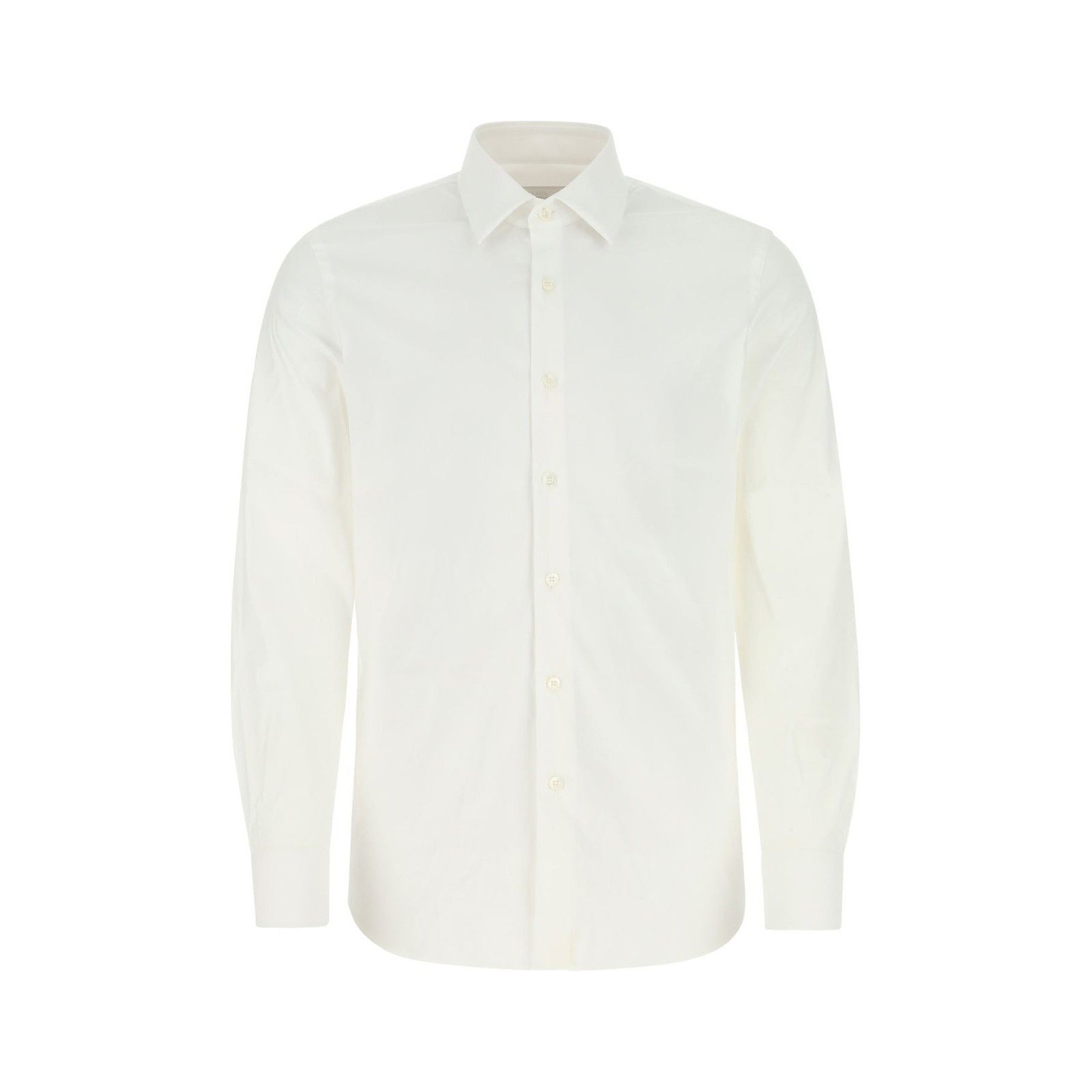 Prada PRADA White Poplin Shirt New & Authentic (Men's size:S;) Size US S / EU 44-46 / 1 - 1 Thumbnail