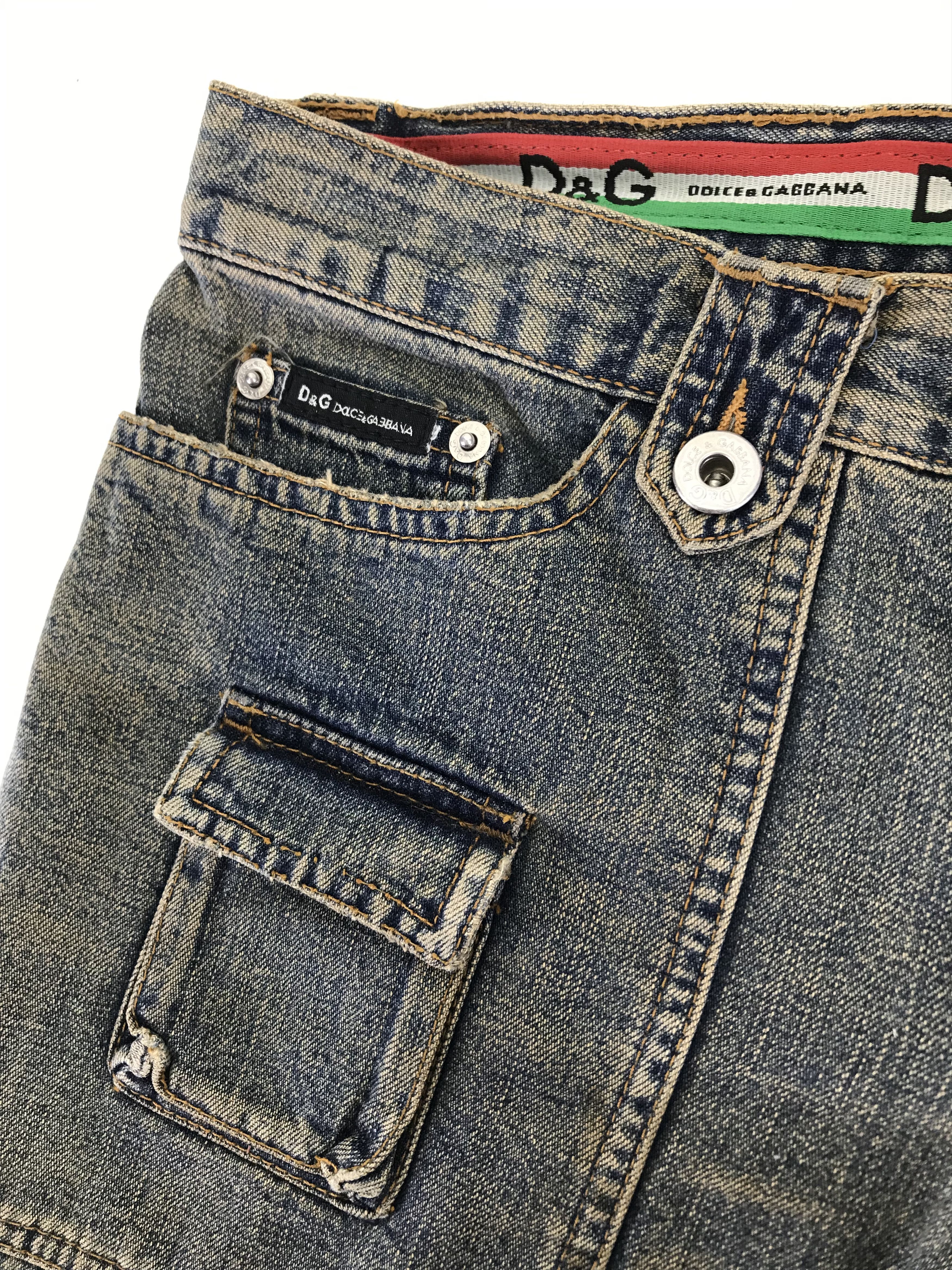 Dolce & Gabbana Vintage Dolce & Gabbana Mud Wash Stylish Jeans Size 28" / US 6 / IT 42 - 10 Thumbnail
