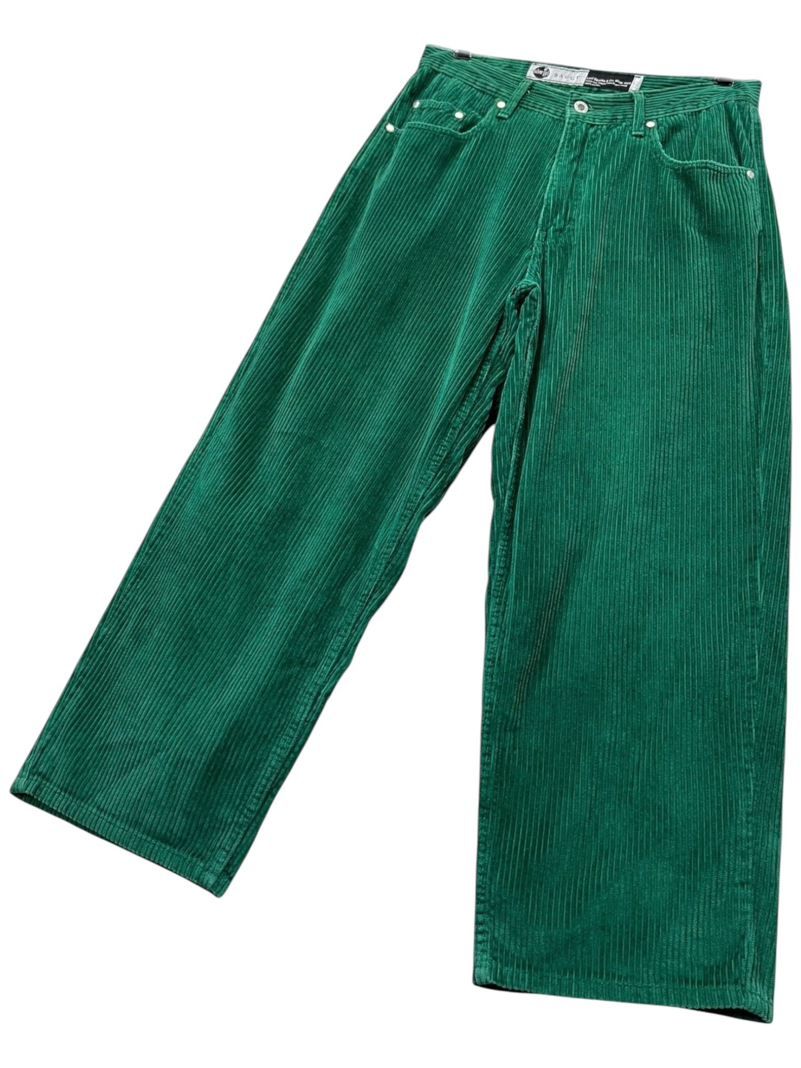 Levi's FYE🔥Levi’s SILVERTAB BAGGY CORDUROY Hip Hop Y2K JNCO Size US 31 - 3 Thumbnail