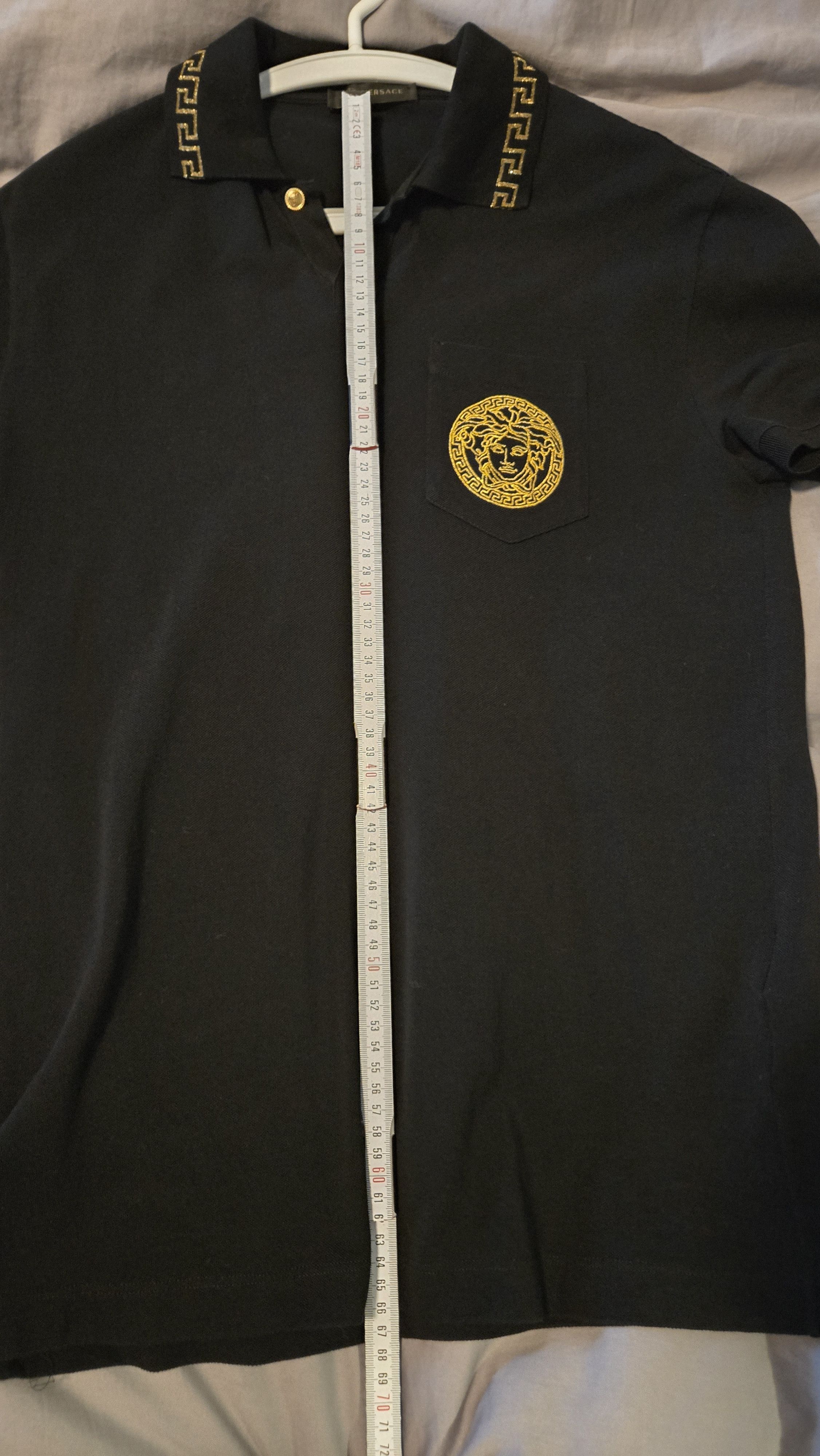 Versace Versace Black and Gold Polo Size US XS / EU 42 / 0 - 13 Thumbnail