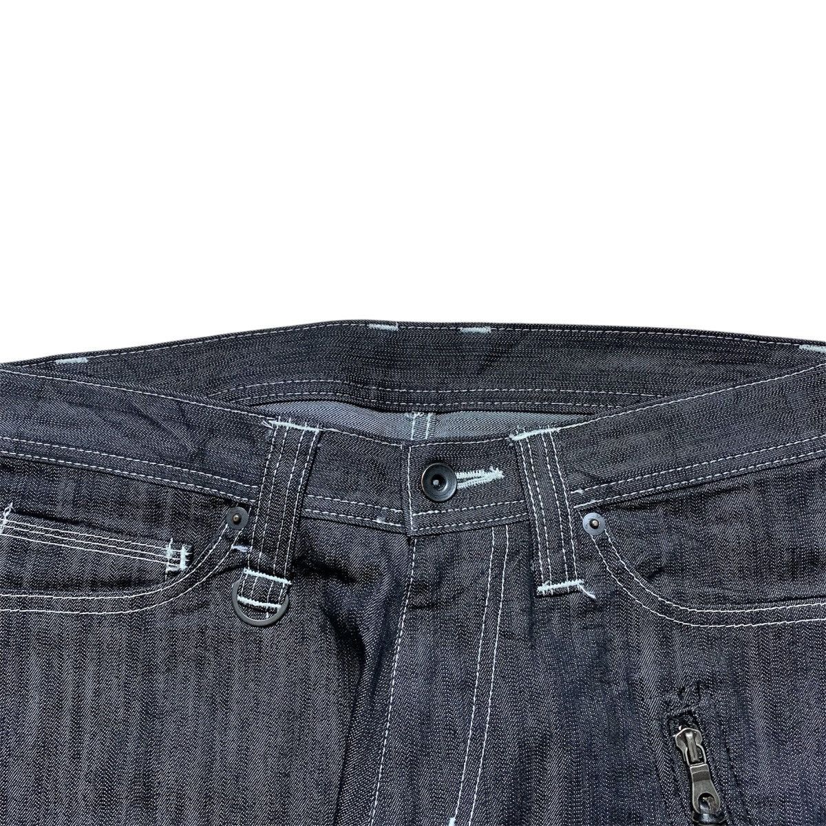 Japanese Brand Tete Homme Issey Miyake Zipper On Front Denim Pants Size US 30 / EU 46 - 5 Thumbnail