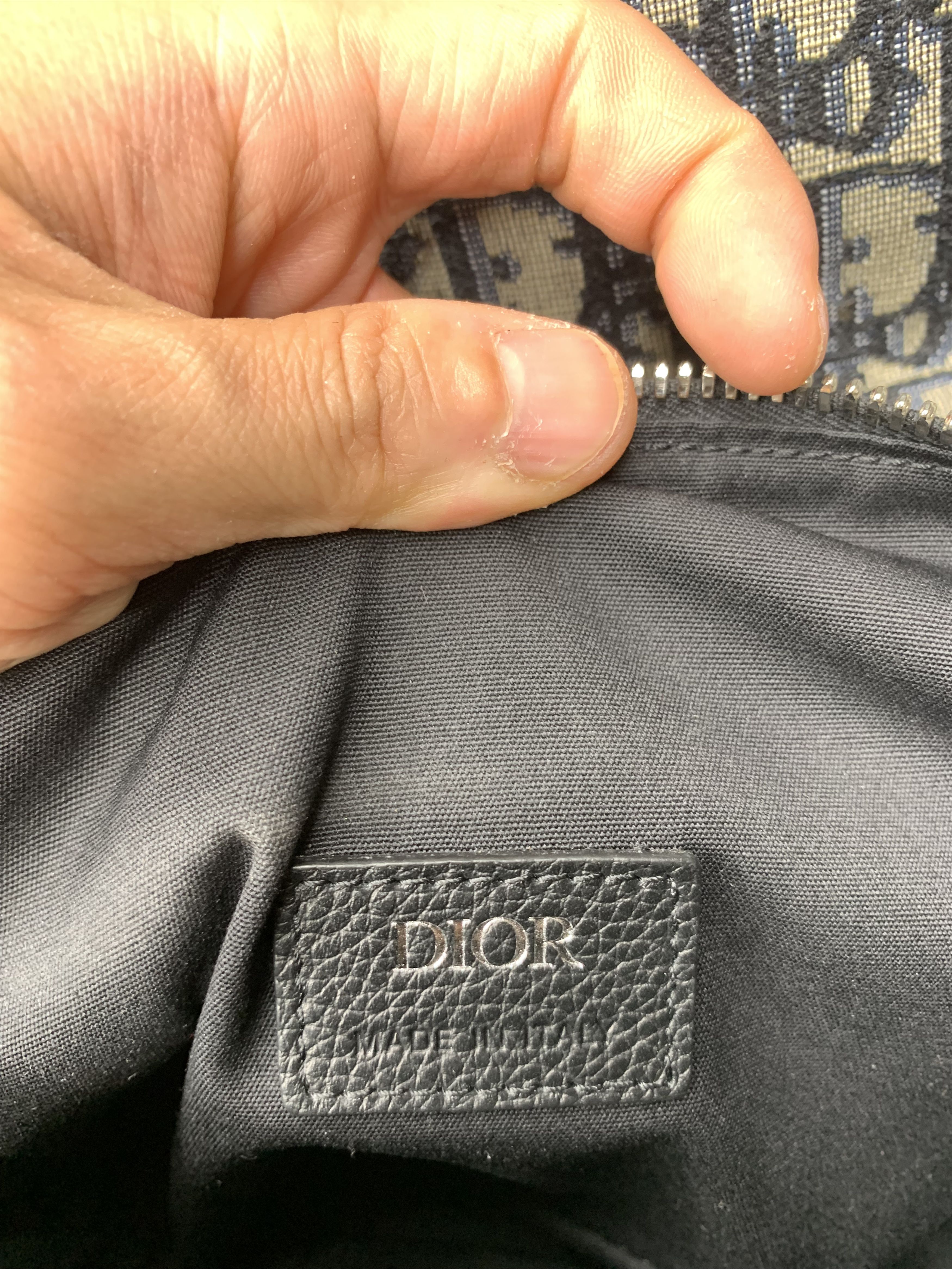 Dior DIOR Saddle Bag Beige And Black Dior Oblique Jacquard Size ONE SIZE - 8 Thumbnail