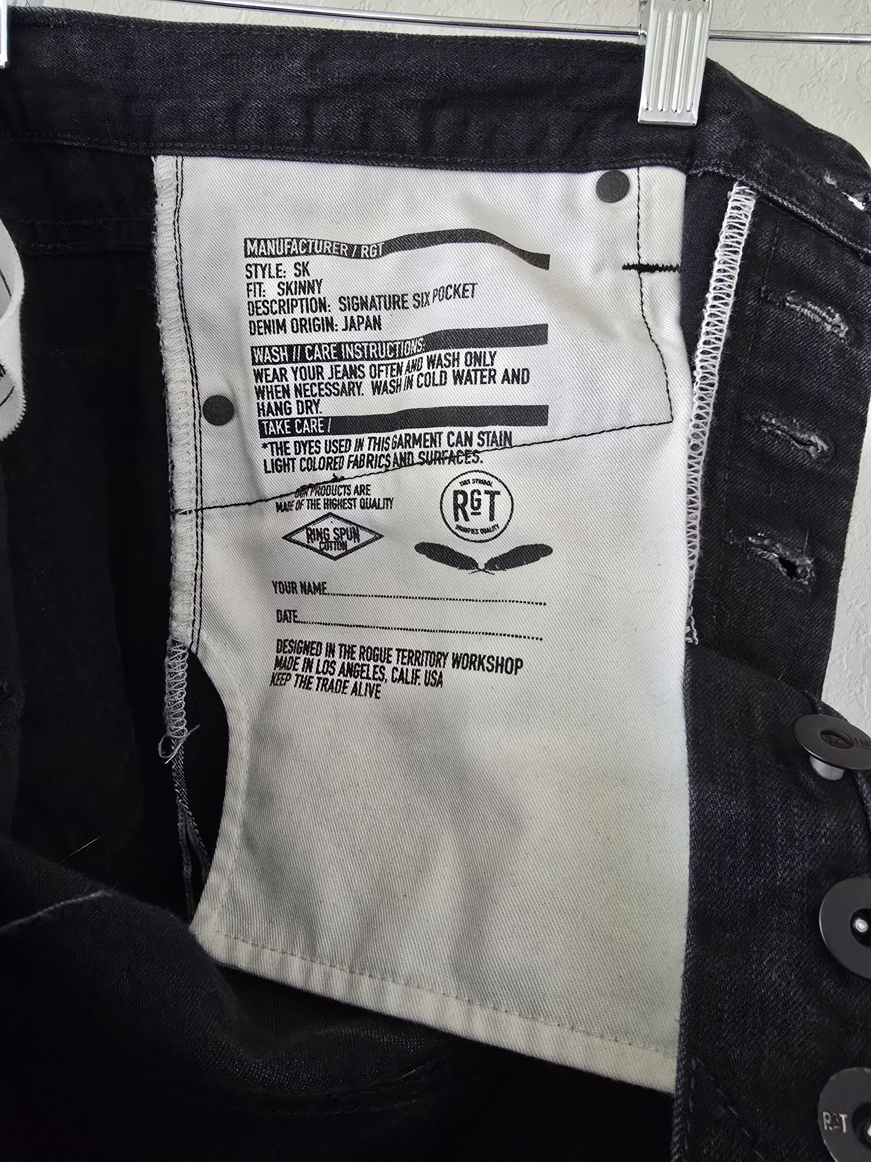 Rogue Territory SK Skinny Size US 32 / EU 48 - 5 Thumbnail