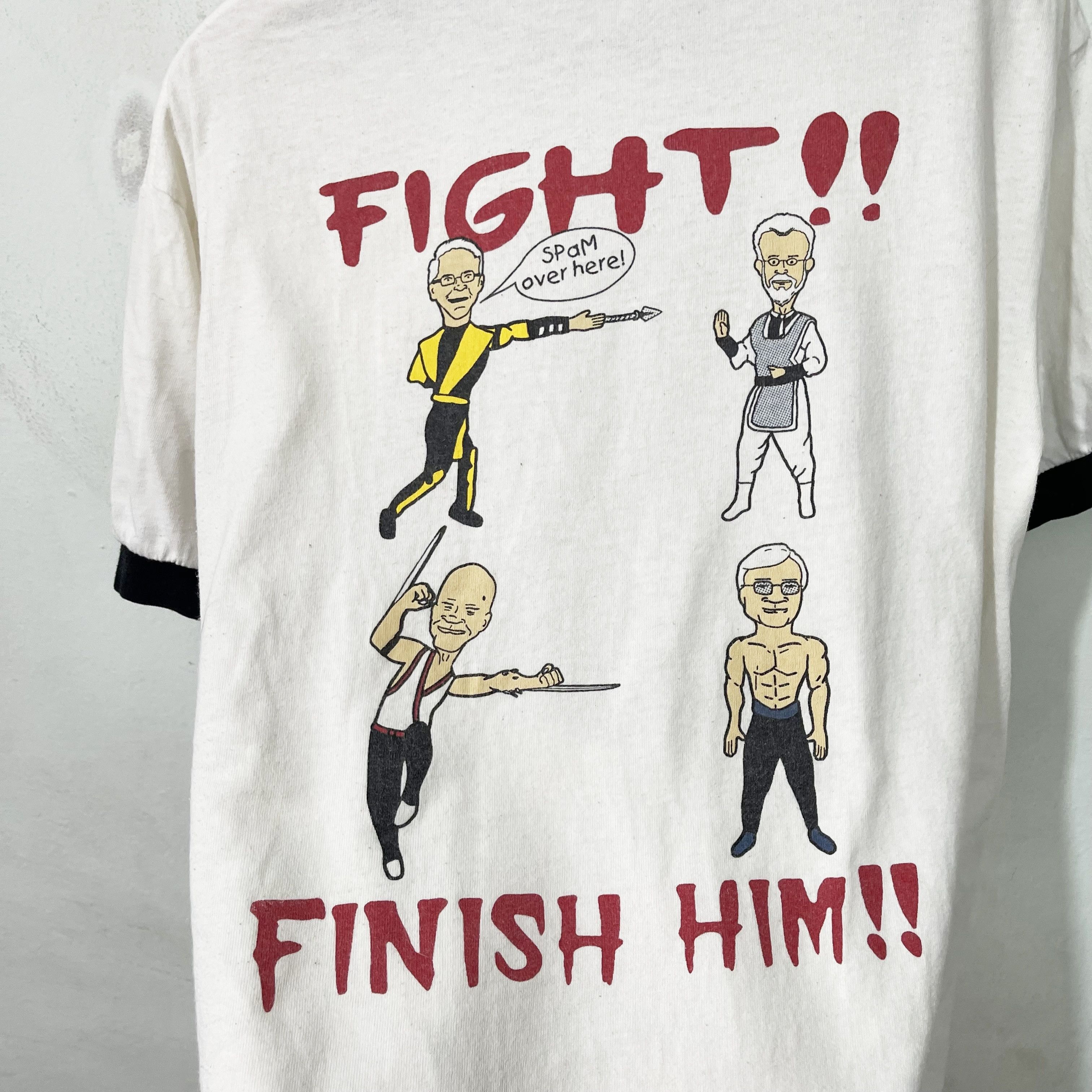 Vintage Vintage 2000s Martial Arts Ringer Tee Size US M / EU 48-50 / 2 - 4 Thumbnail