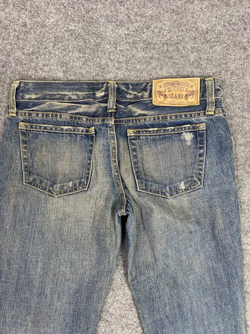 MOUSSY moussy jeans bootcut flare distressed denim nice design Size 30" / US 8 / IT 44 - 3 Thumbnail