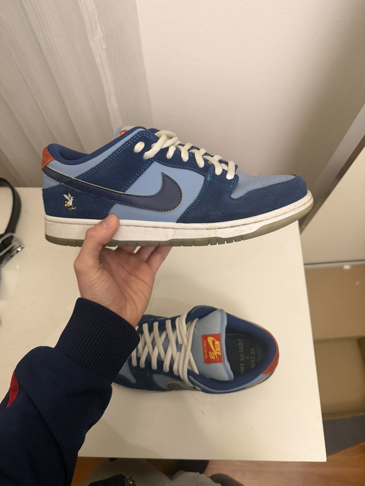 Nike SB Nike SB Dunk Low Pro Why So Sad? | EU44 US10 Size US 10 / EU 43 - 1 Thumbnail