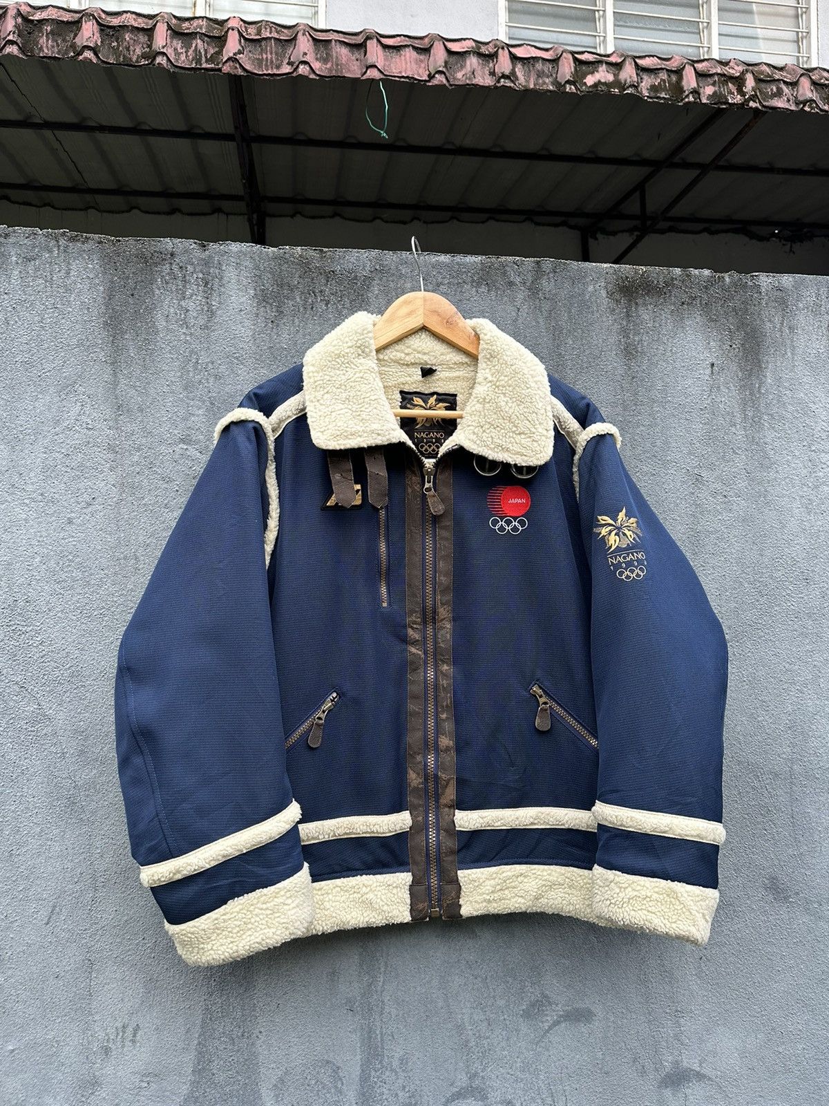 Vintage Vintage Mizuno 1998 Nagano Winter Olympic Japan Team Jacket Size US S / EU 44-46 / 1 - 4 Thumbnail