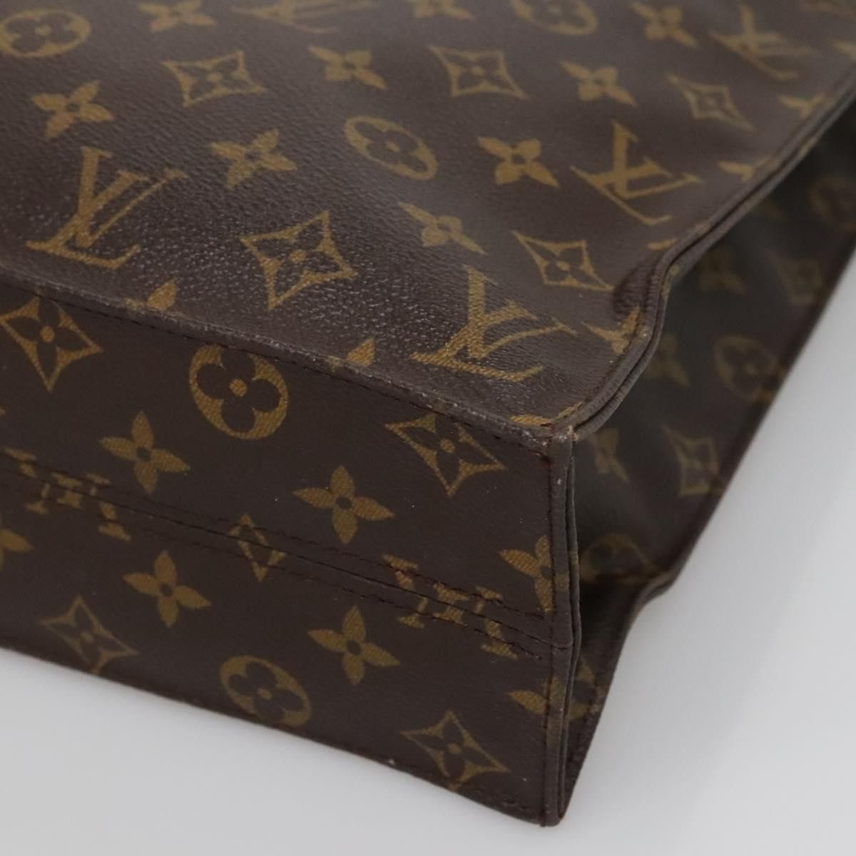 Louis Vuitton LOUIS VUITTON Monogram Sac Plat Hand Bag M51140 Size ONE SIZE - 9 Thumbnail