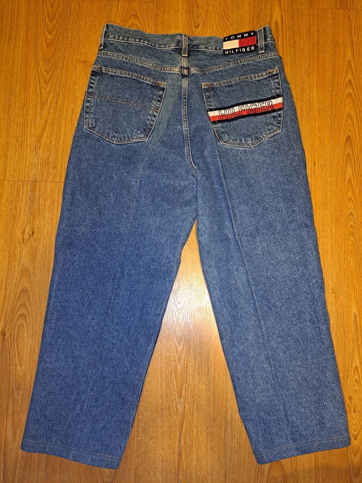 Tommy Hilfiger VINTAGE Tommy Hilfiger Denim Jeans Mens 38x32 Blue Cotton Size US 38 / EU 54 - 8 Thumbnail
