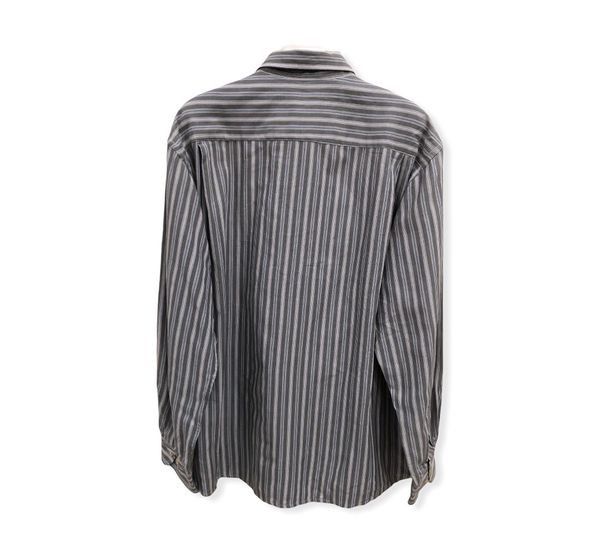 Vintage Vintage Striped Design Flannel Shirt 👕 Size US M / EU 48-50 / 2 - 3 Thumbnail