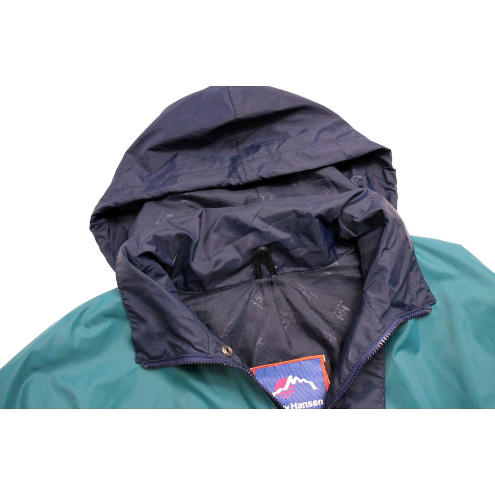 Helly Hansen VINTAGE Helly Hansen Jacket Mens L Men Green Raincoat Hidden Hood Classic Size US L / EU 52-54 / 3 - 5 Thumbnail