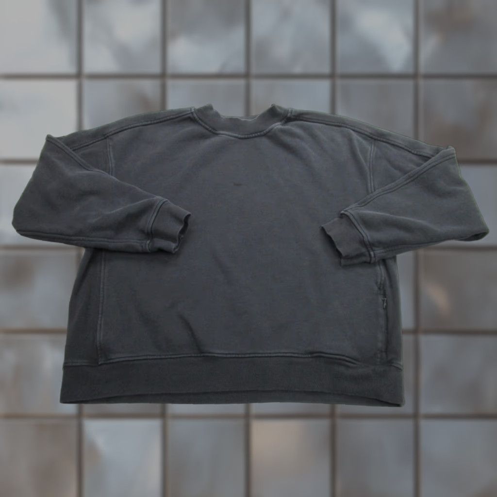 Lululemon Lululemon Sweatshirt Womens 12 Black Crewneck Pullover Raglan Zip Pocket Size XL / US 12-14 / IT 48-50 - 1 Thumbnail
