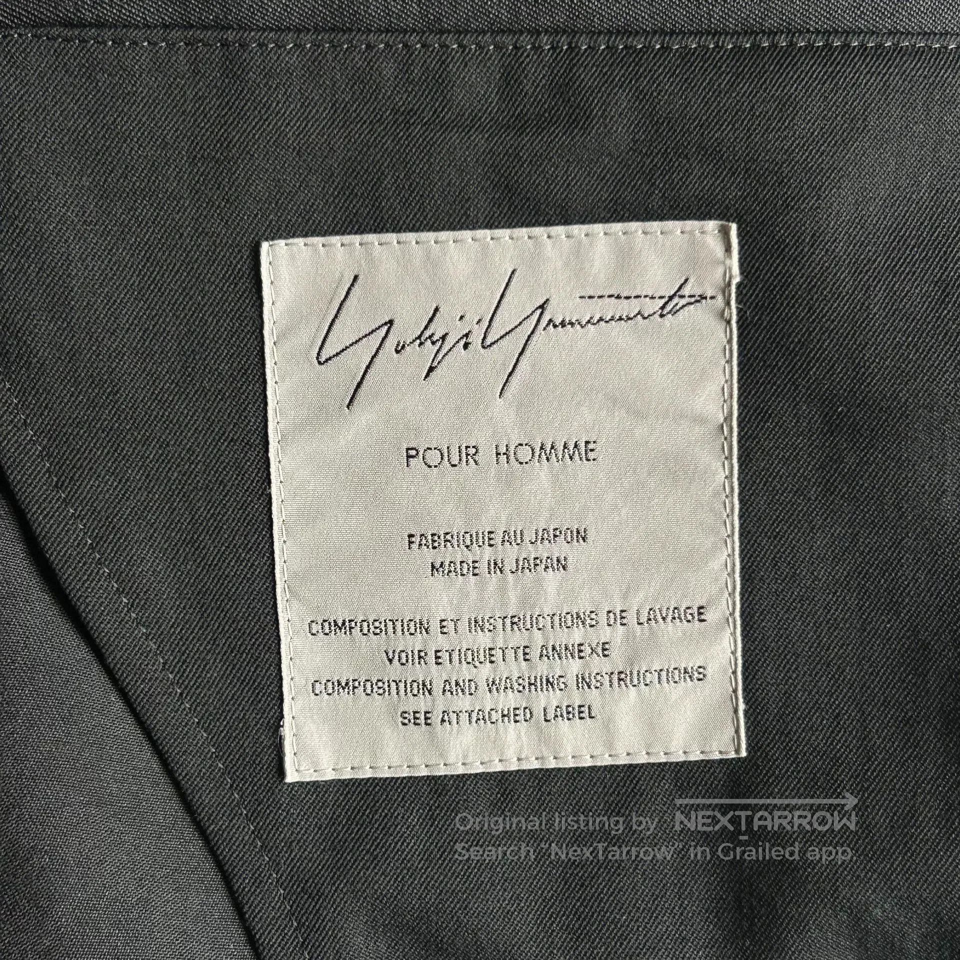 Yohji Yamamoto yohji yamamoto 19ss wool jacket. Size US L / EU 52-54 / 3 - 6 Thumbnail