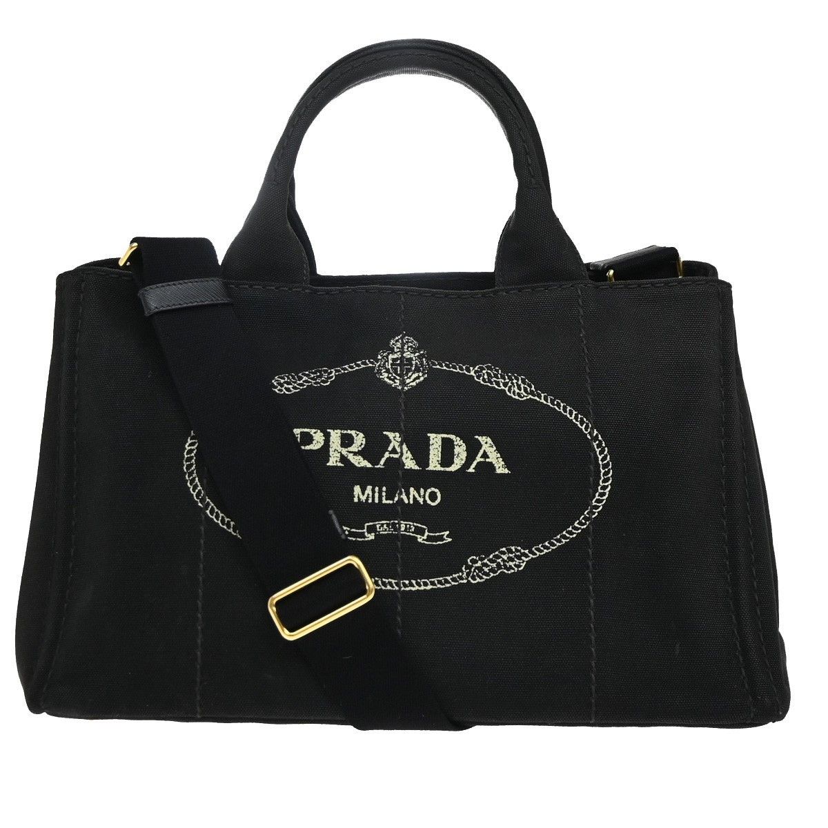 Prada Prada Canapa Convertible Tote Canvas Size ONE SIZE - 1 Thumbnail