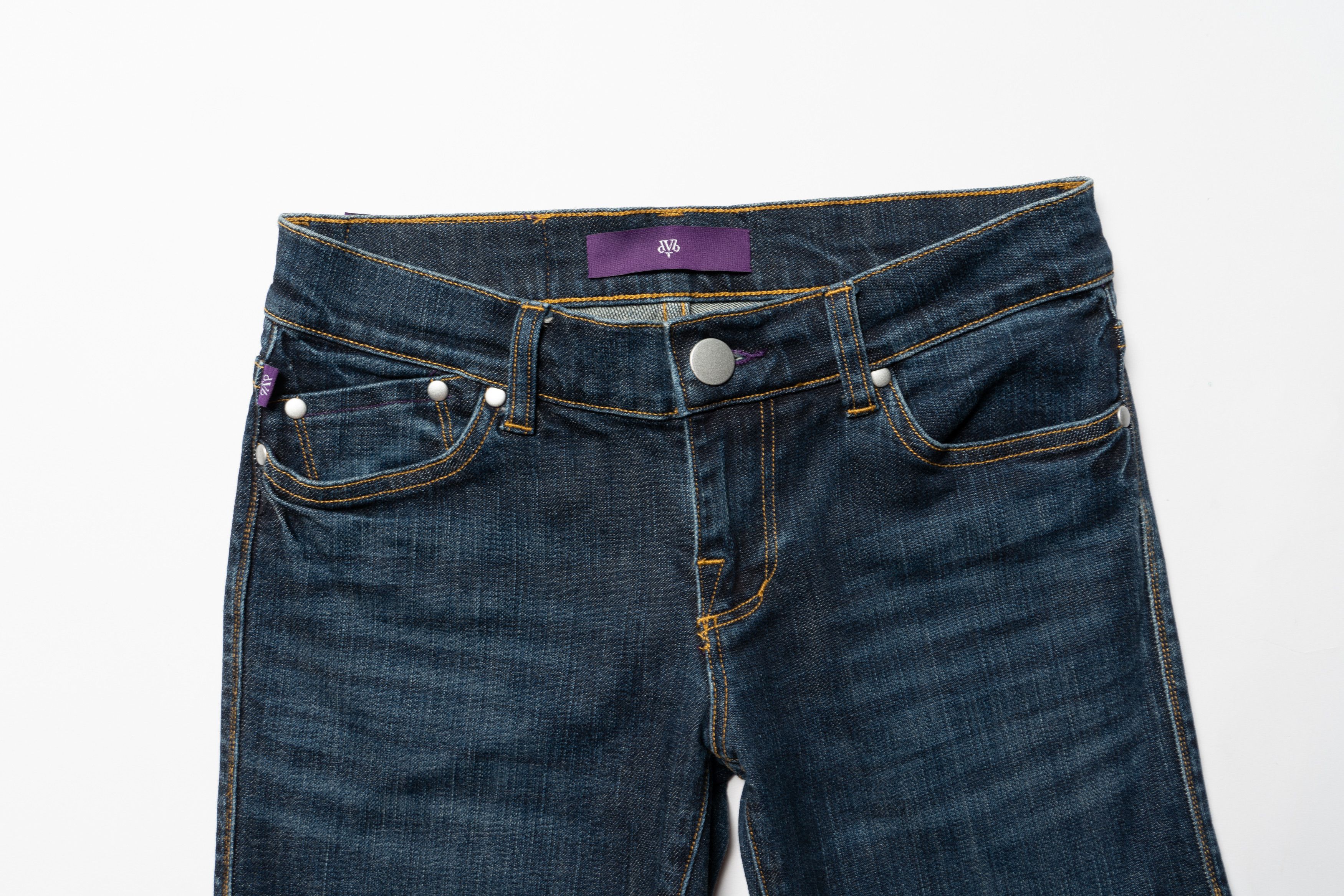 Victoria Beckham 🔴VICTORIA BECKHAM Vintage Blue Star Pocket Denim Jeans Size 24" / US 00 / IT 34 - 4 Thumbnail